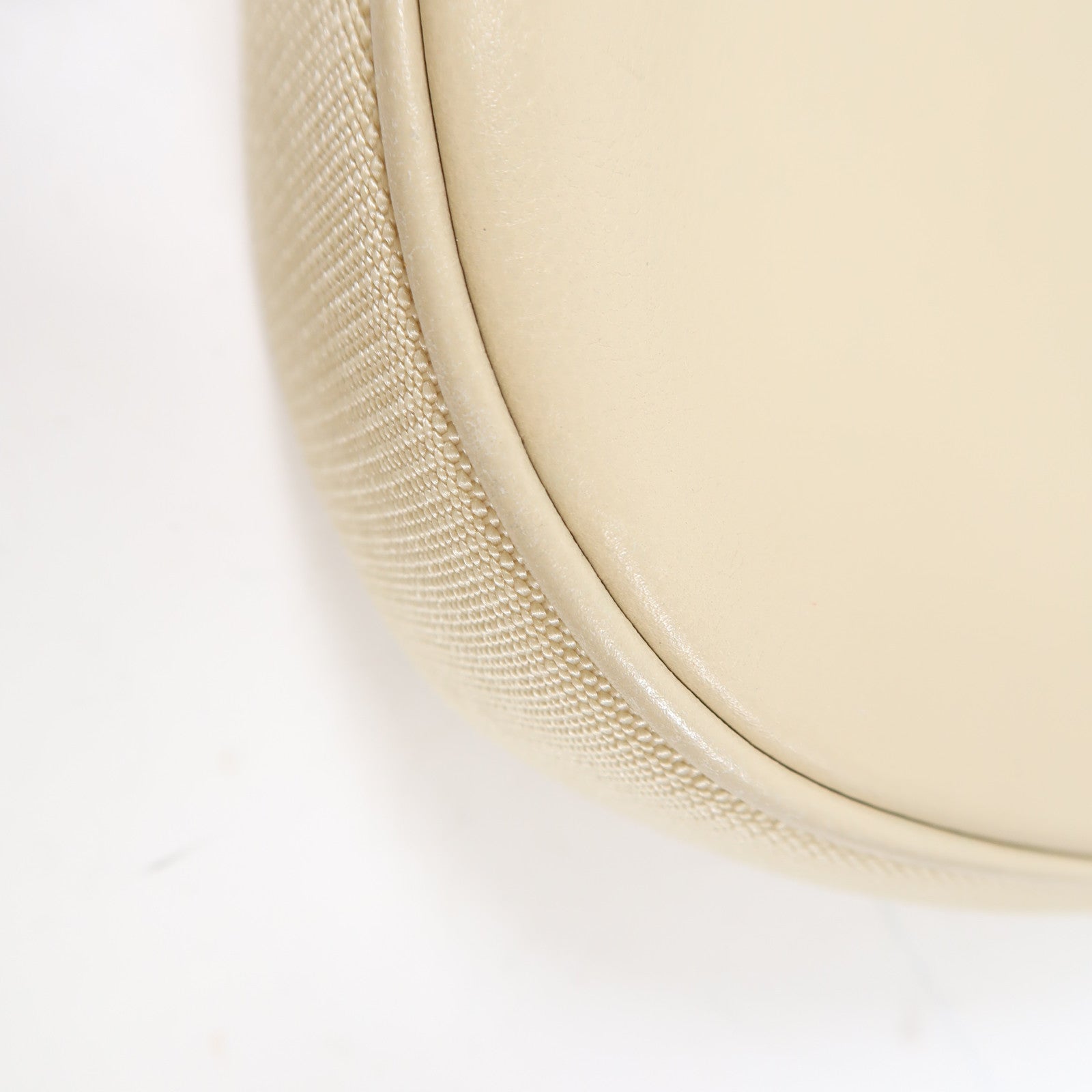 GUCCI 【激減優惠】牛皮皮革Shoulder Bag銀扣肩背袋米色