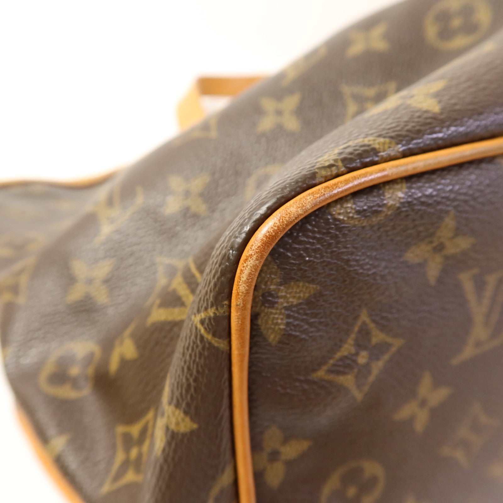 LOUIS VUITTON Monogram Palermo PM金扣手挽肩背兩用袋棕色