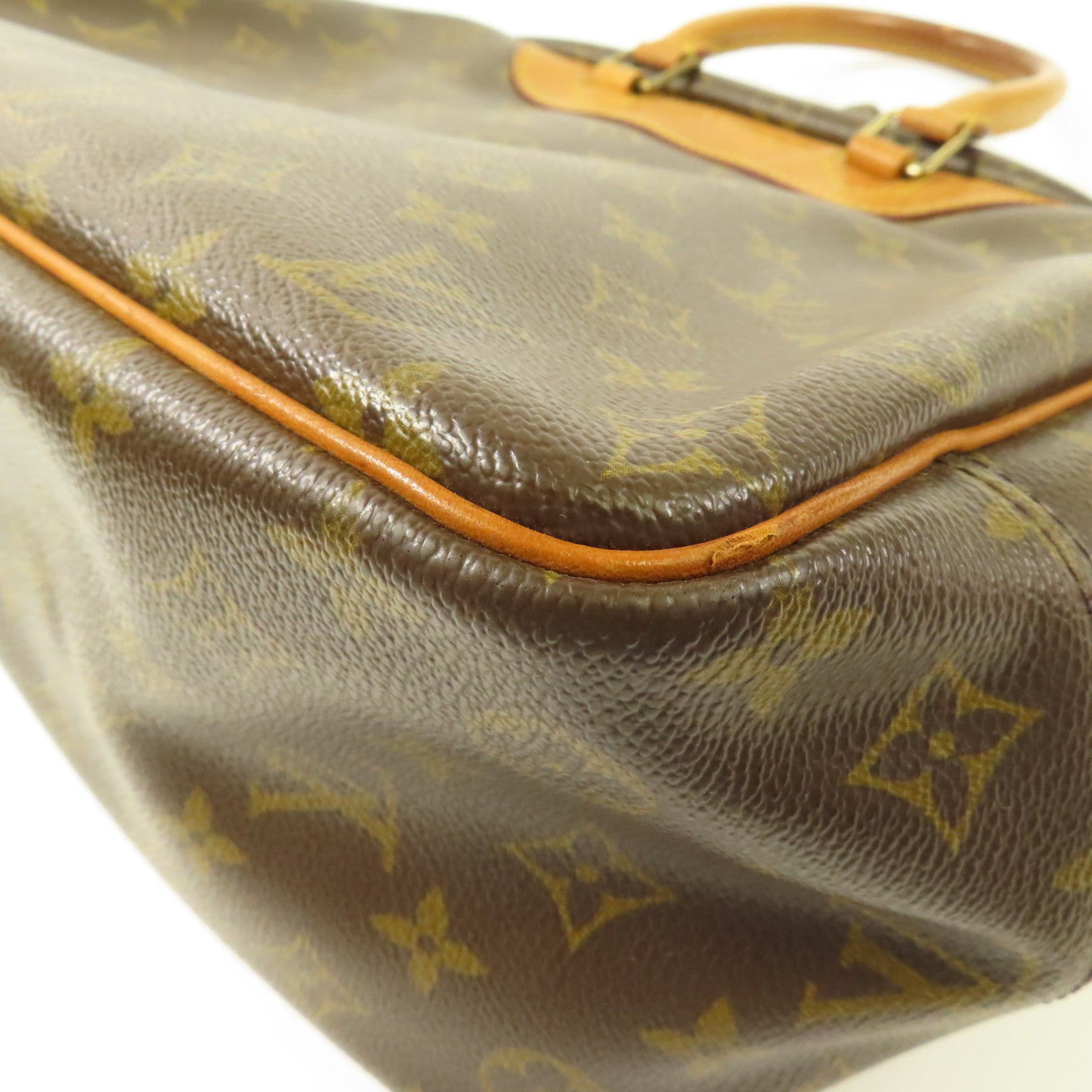 LOUIS VUITTON Monogram Deauville金扣手挽袋