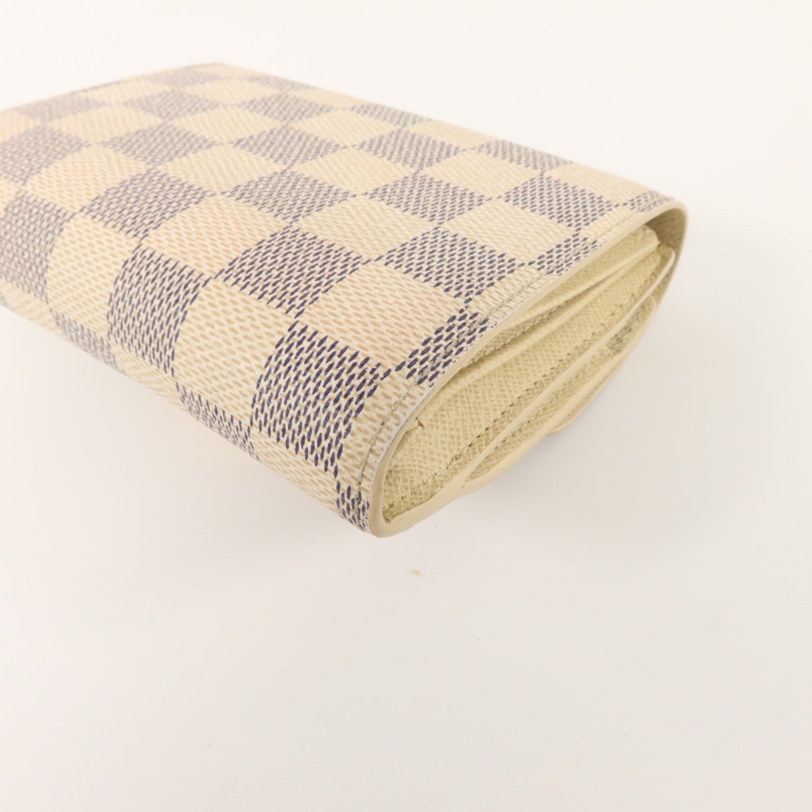 LOUIS VUITTON Damier Azur Portefeuille Joy Wallet金扣錢包