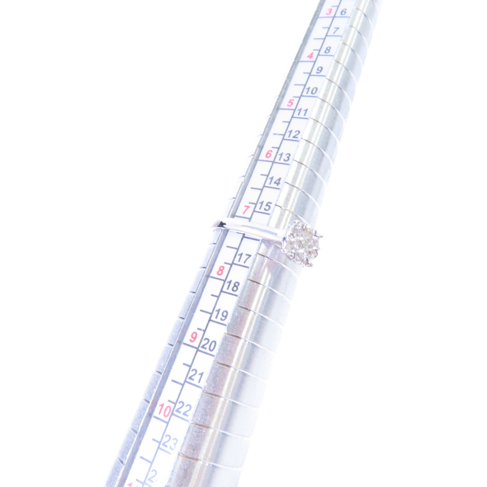 JEWELRY 18K白金/0.31ct鑽石Diamond Ring戒指US#7.25