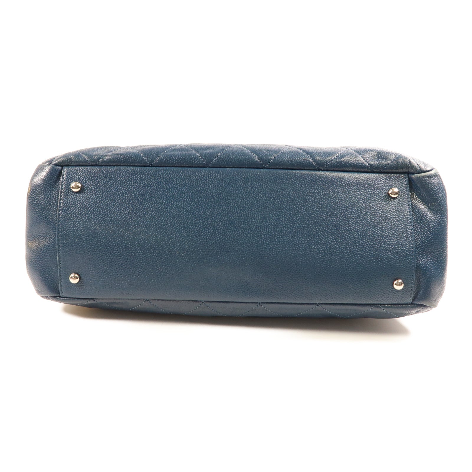 CHANEL 牛皮皮革Shoulder Bag銀扣肩背袋