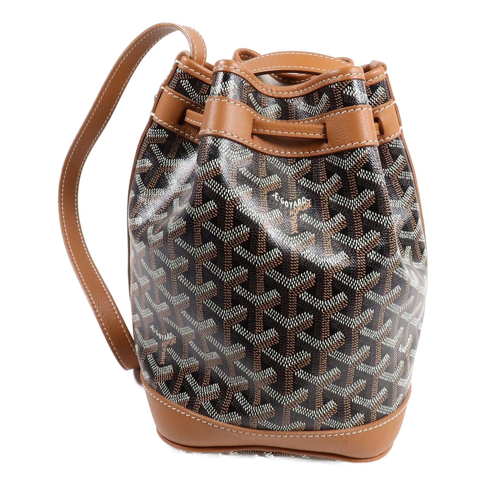 GOYARD 塗層帆布Petit Flot Bucket PM肩背袋