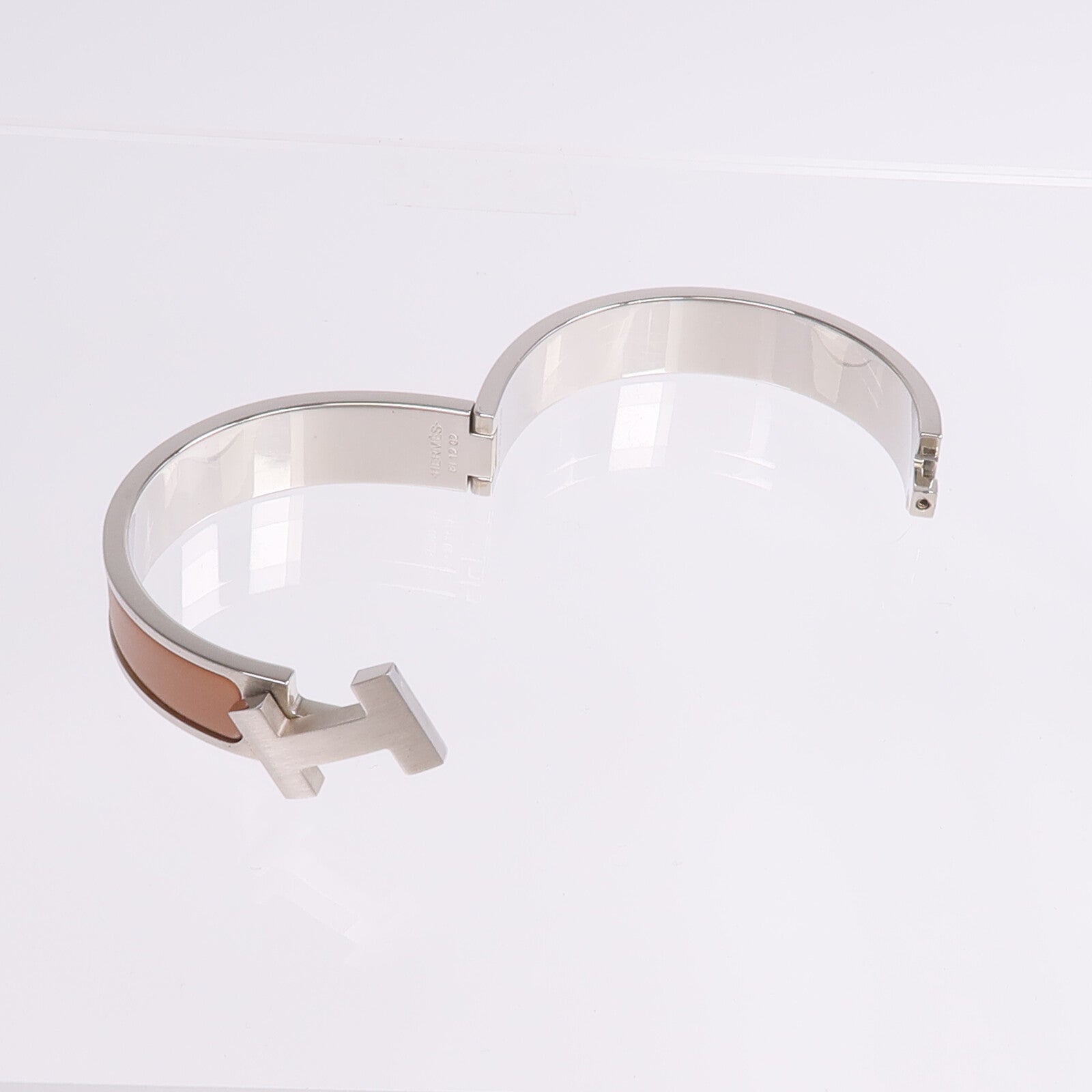HERMES 金屬/琺瑯Clic HH Bracelet手鐲