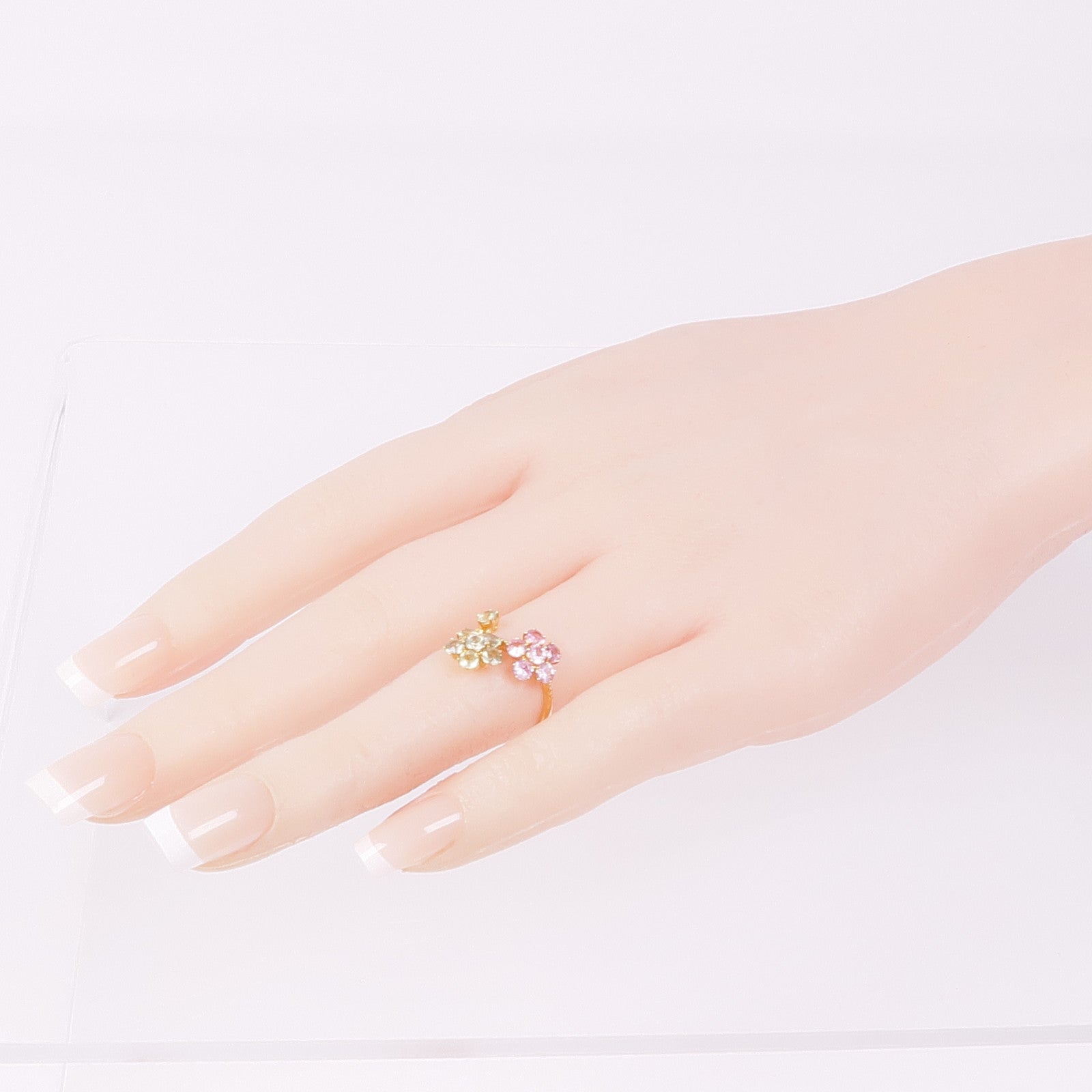 JEWELRY 【激減優惠】18K黃金Color Stone Ring彩色寶石戒指US#5.75
