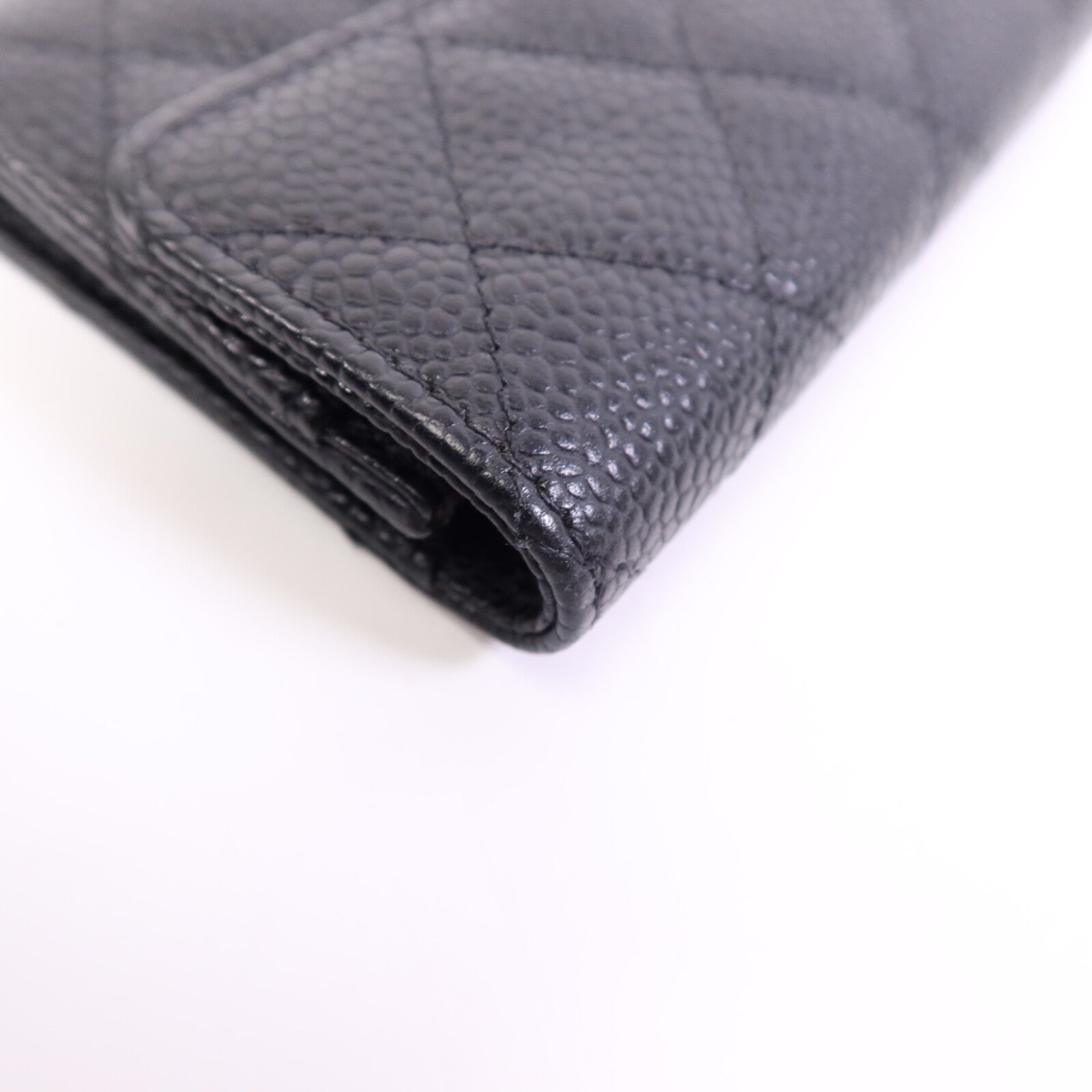 CHANEL 牛皮皮革Card Case金扣卡片套