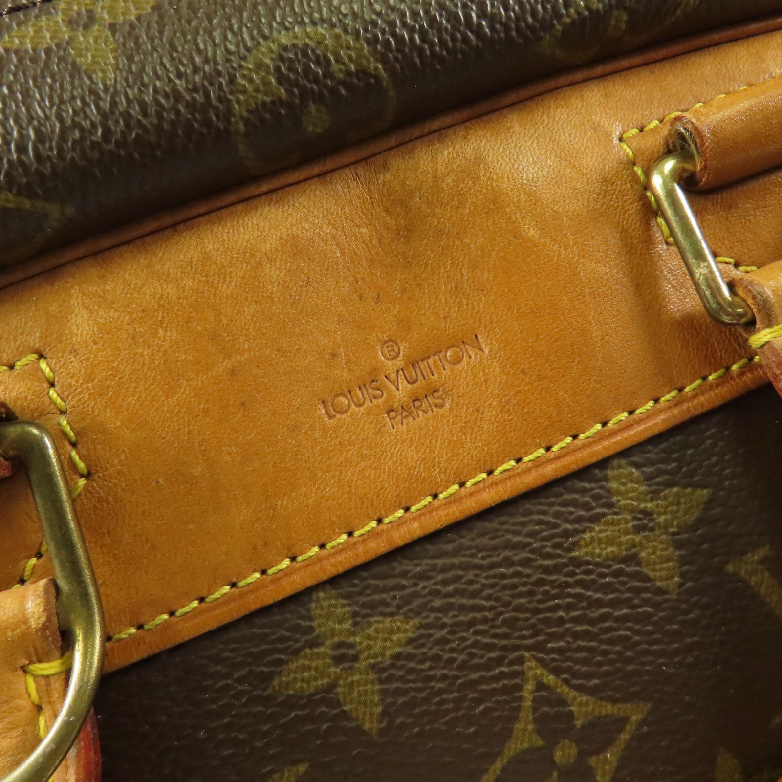 LOUIS VUITTON 【激減優惠】Monogram Deauville金扣手挽袋