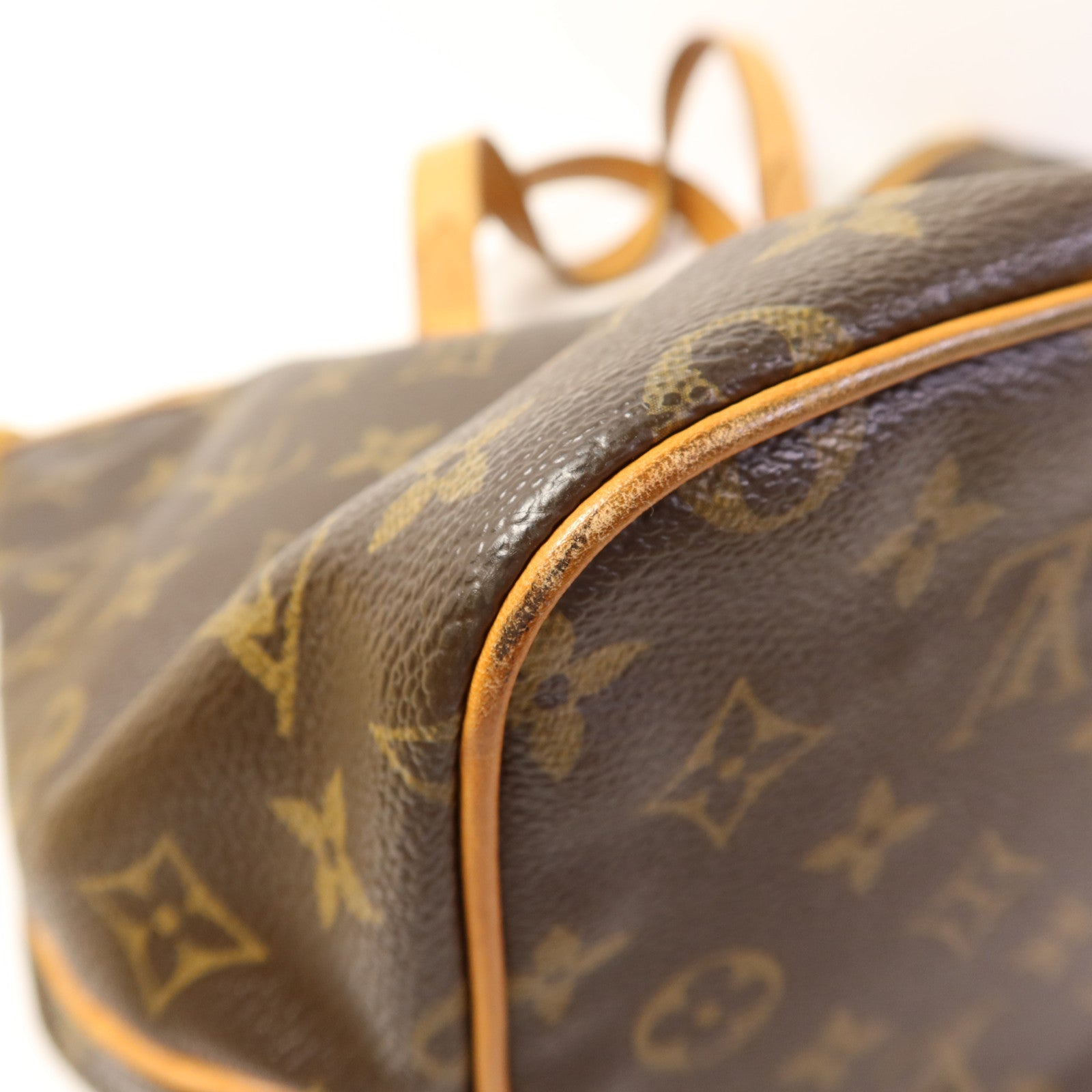 LOUIS VUITTON Monogram Palermo PM金扣手挽肩背兩用袋棕色