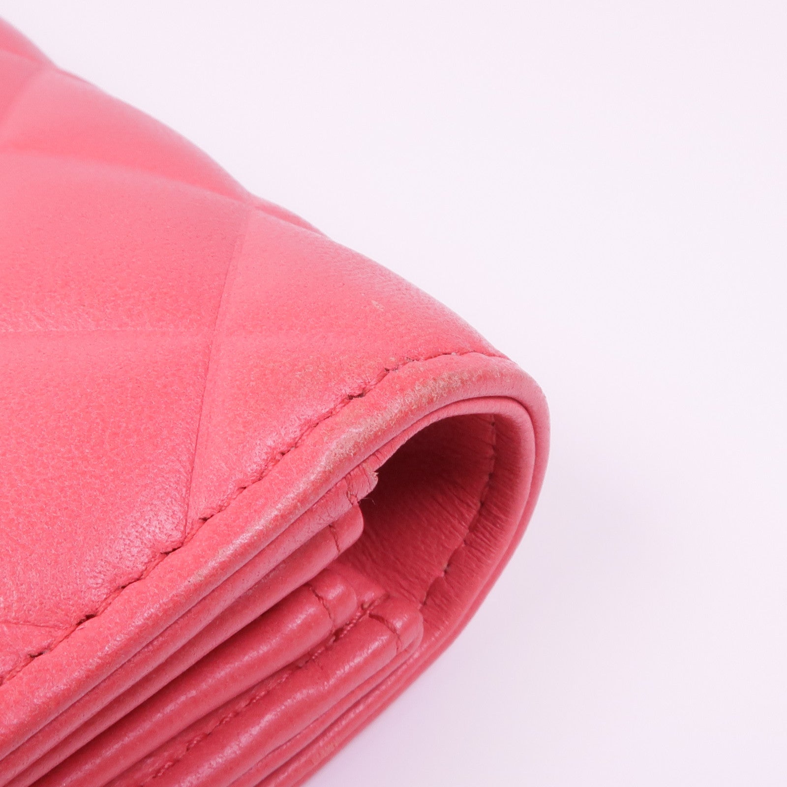 CHANEL 皮革Long Wallet金扣長錢包