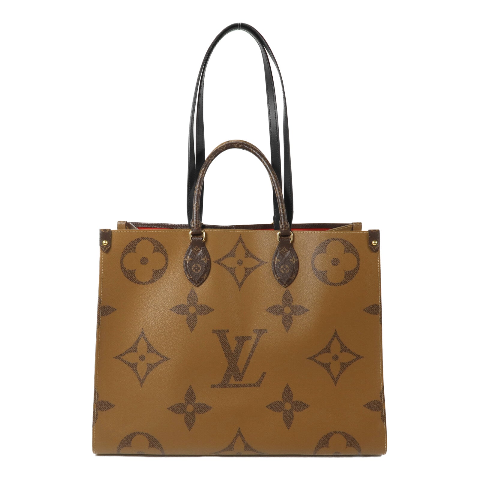 LOUIS VUITTON Monogram Giant/Monogram Reverse On The Go GM手挽肩背兩用袋