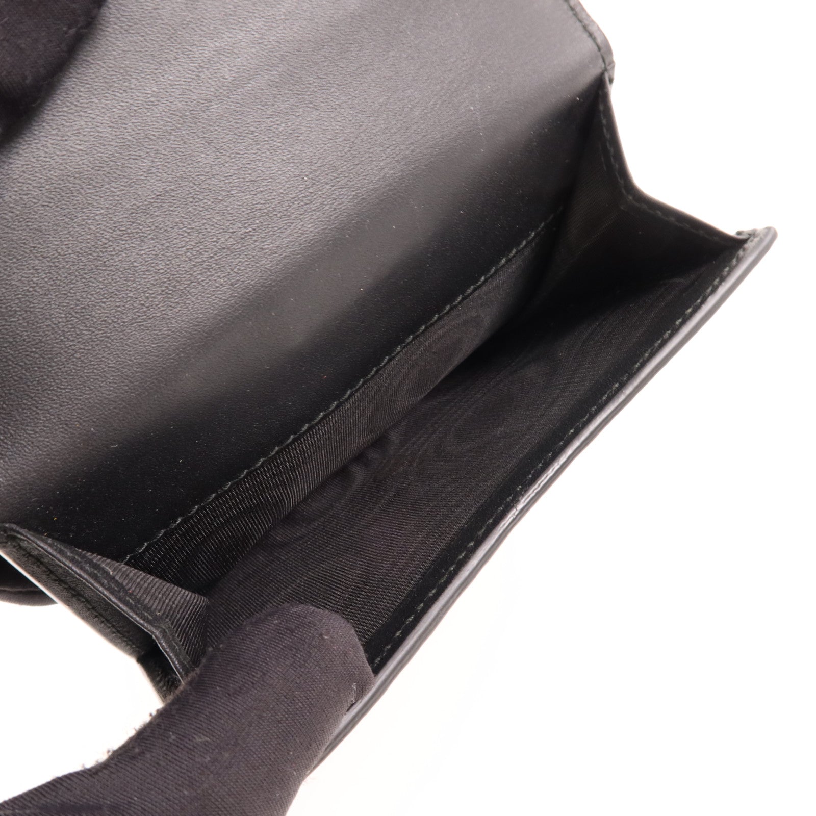 GUCCI 塗層帆布/牛皮皮革GG Supreme Wallet金扣錢包