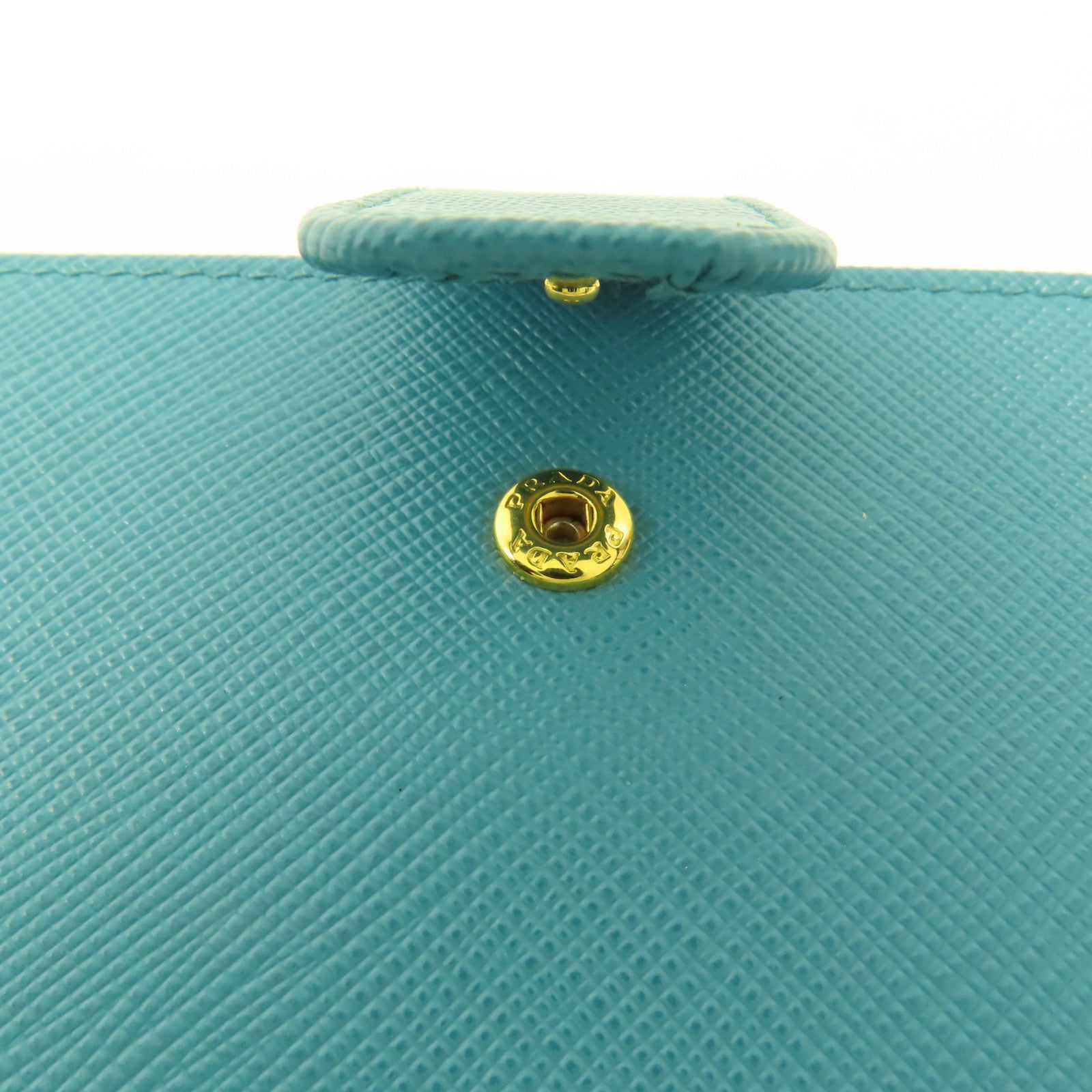 PRADA Saffiano皮革Card case金扣卡片套