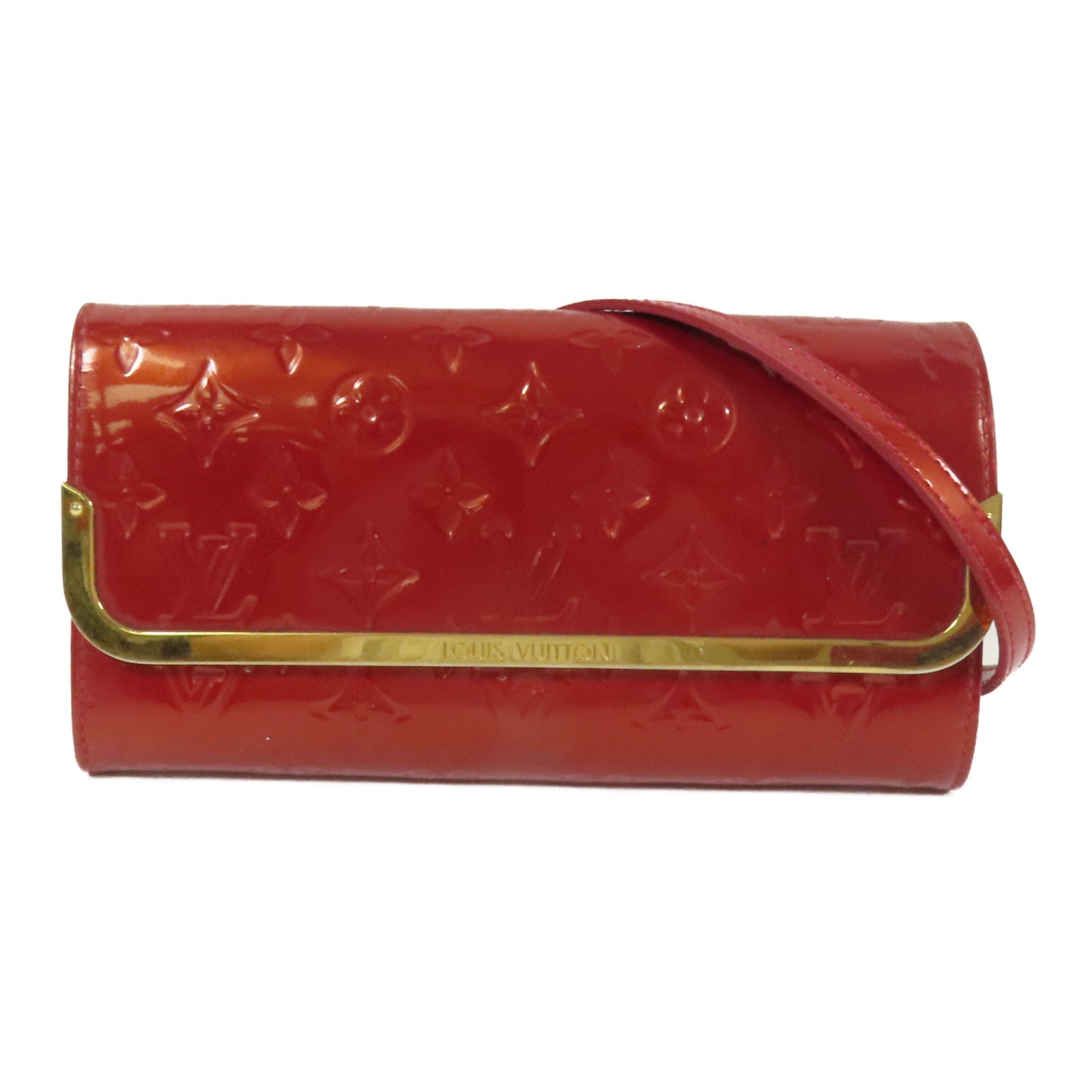 LOUIS VUITTON 【激減優惠】Monogram Vernis Rossmore MM金扣肩背袋