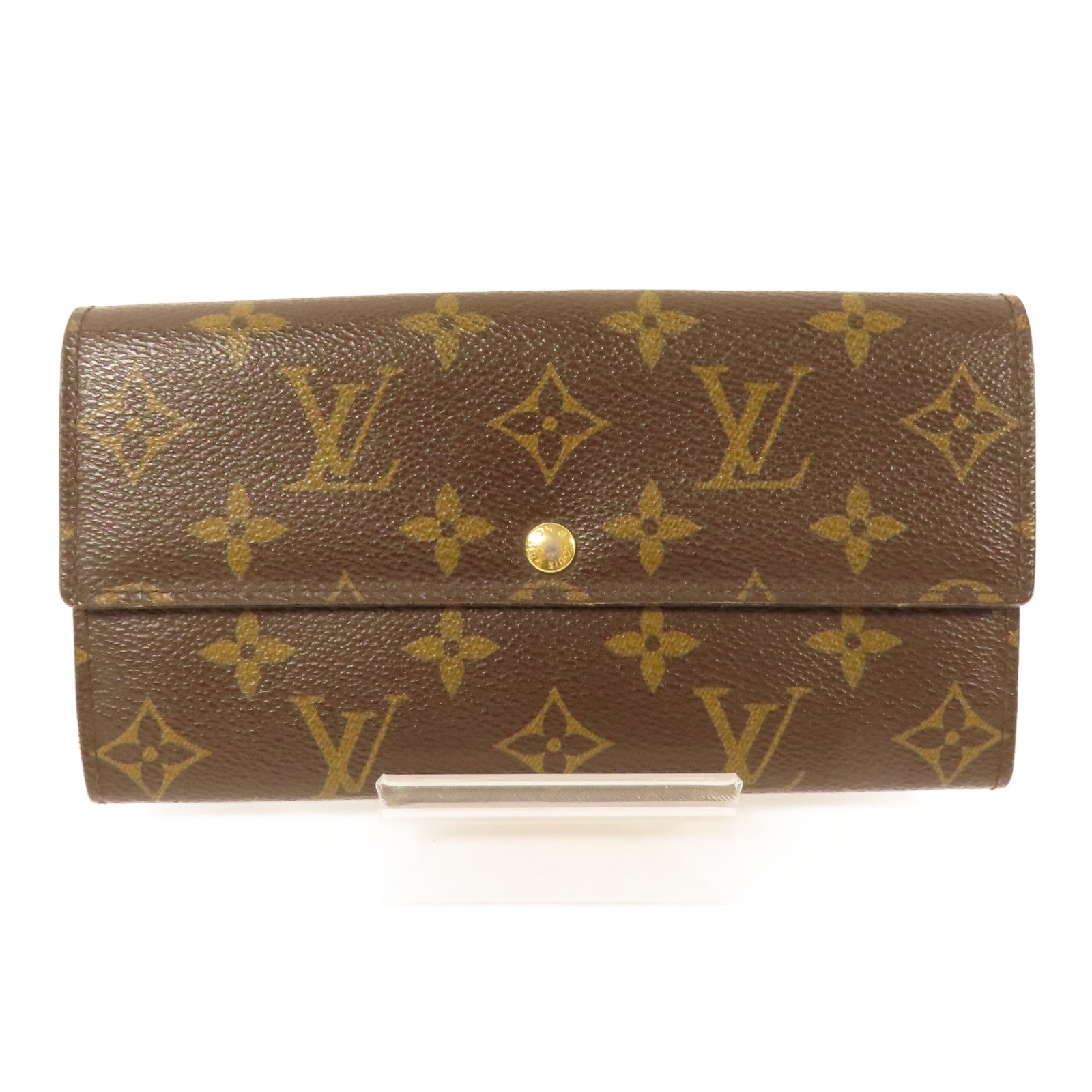 LOUIS VUITTON Monogram Portefeuille Sarah金扣長錢包