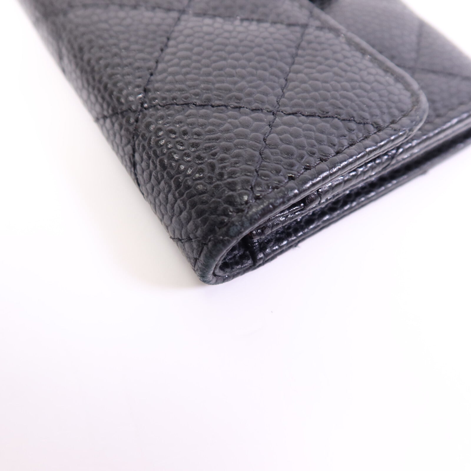 CHANEL 牛皮皮革Card Case金扣卡片套