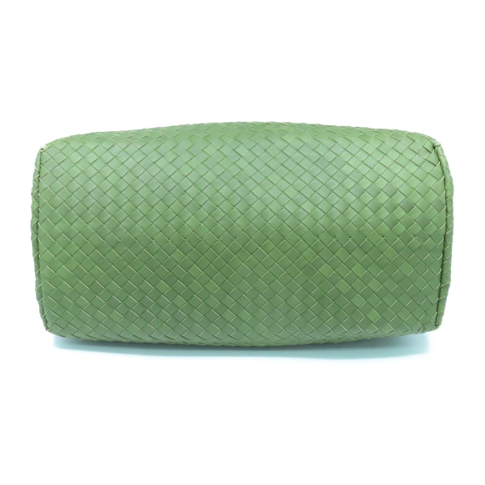 BOTTEGA VENETA 【激減優惠】羊皮皮革Handbag金扣手挽袋綠色