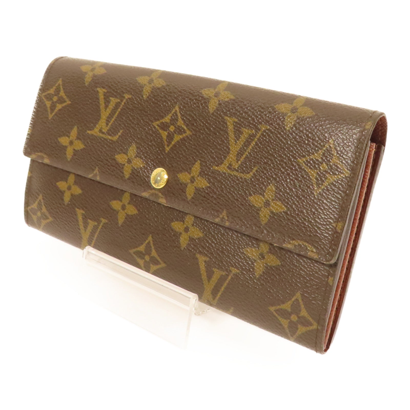 LOUIS VUITTON Monogram Portefeuille Sarah金扣長錢包