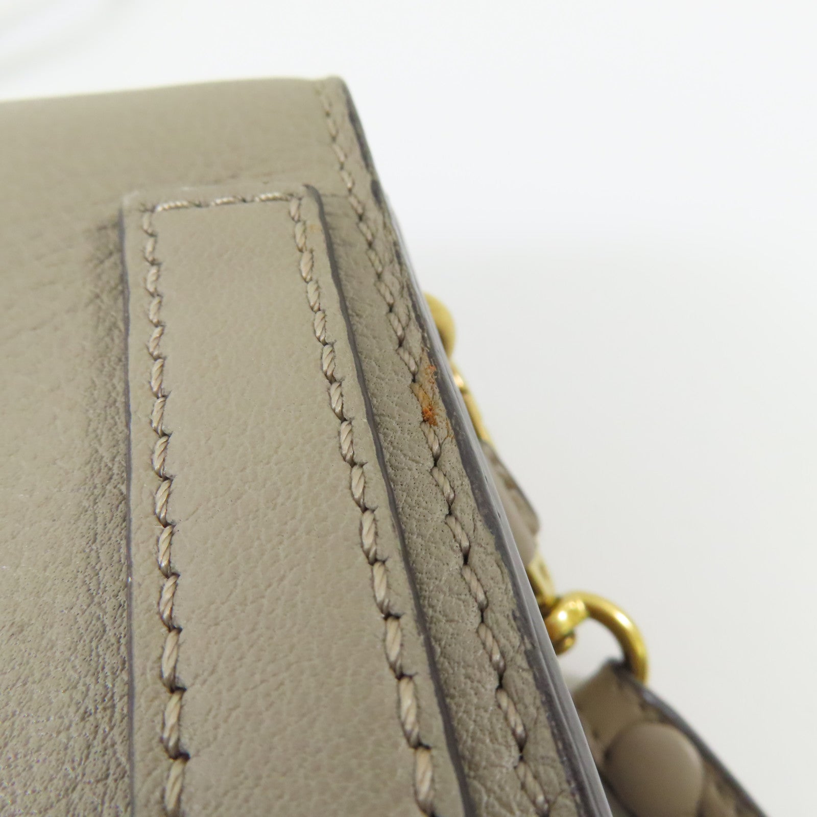 Chloe 【激減優惠】牛皮皮革Nile Bag金扣手挽肩背兩用袋