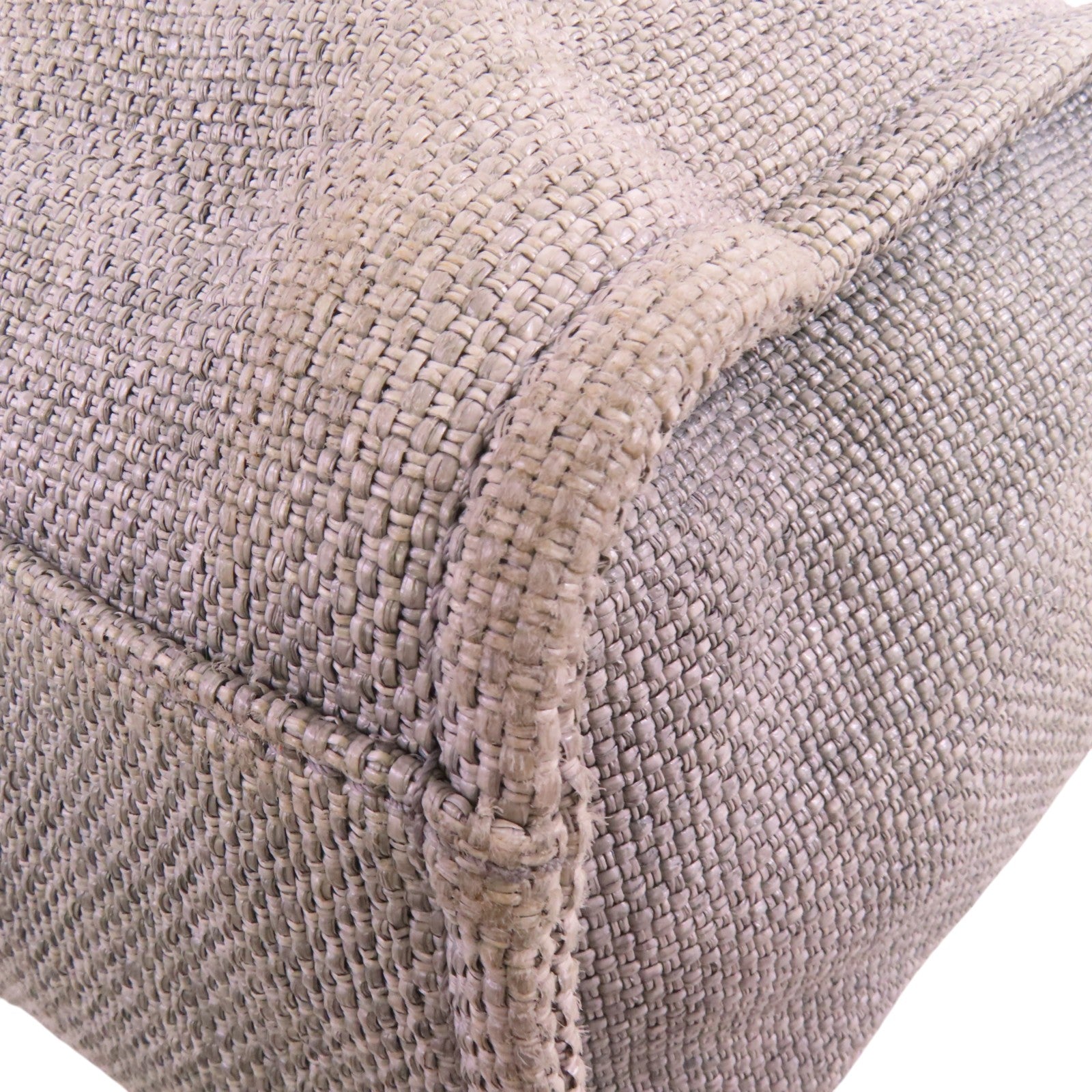 CHANEL 帆布Deauville GM銀扣手挽肩背兩用袋