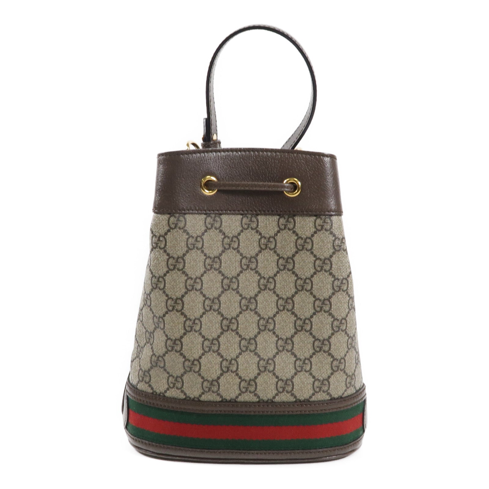 GUCCI 塗層帆布Ophidia GG Bucket Bag金扣肩背袋