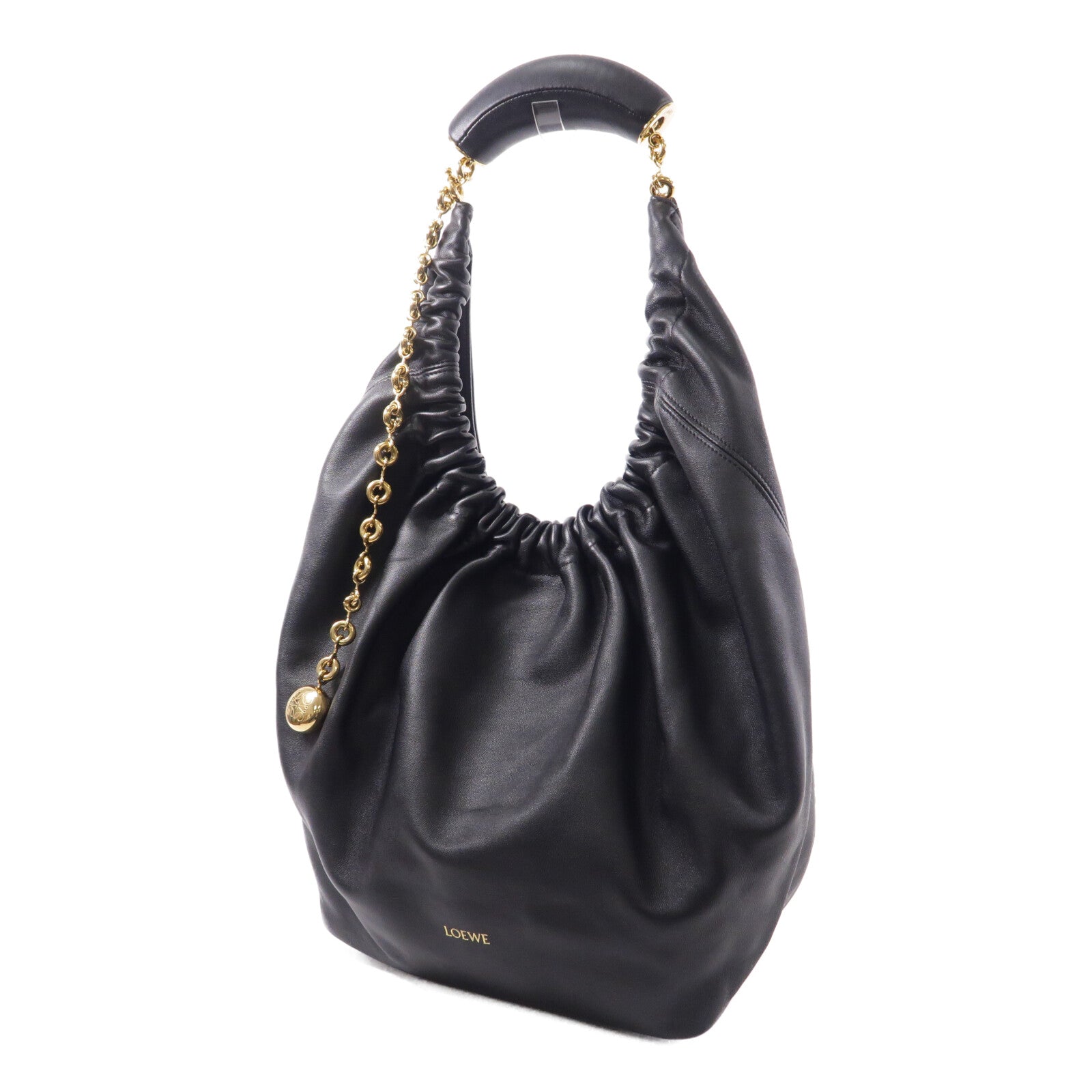 LOEWE 羊皮皮革Squeeze Bag Medium肩背袋
