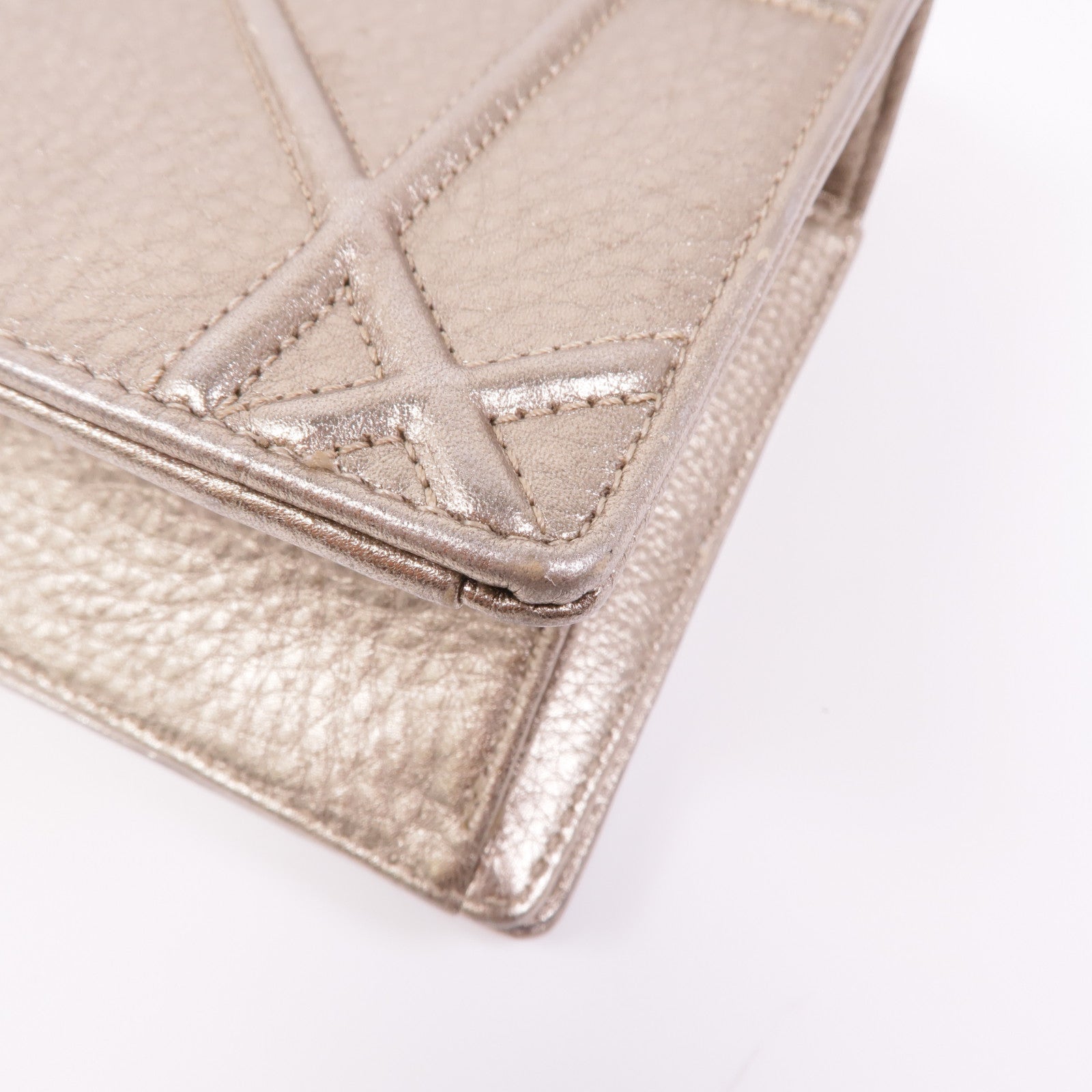 Dior 牛皮皮革Diorama金扣鏈帶肩背袋