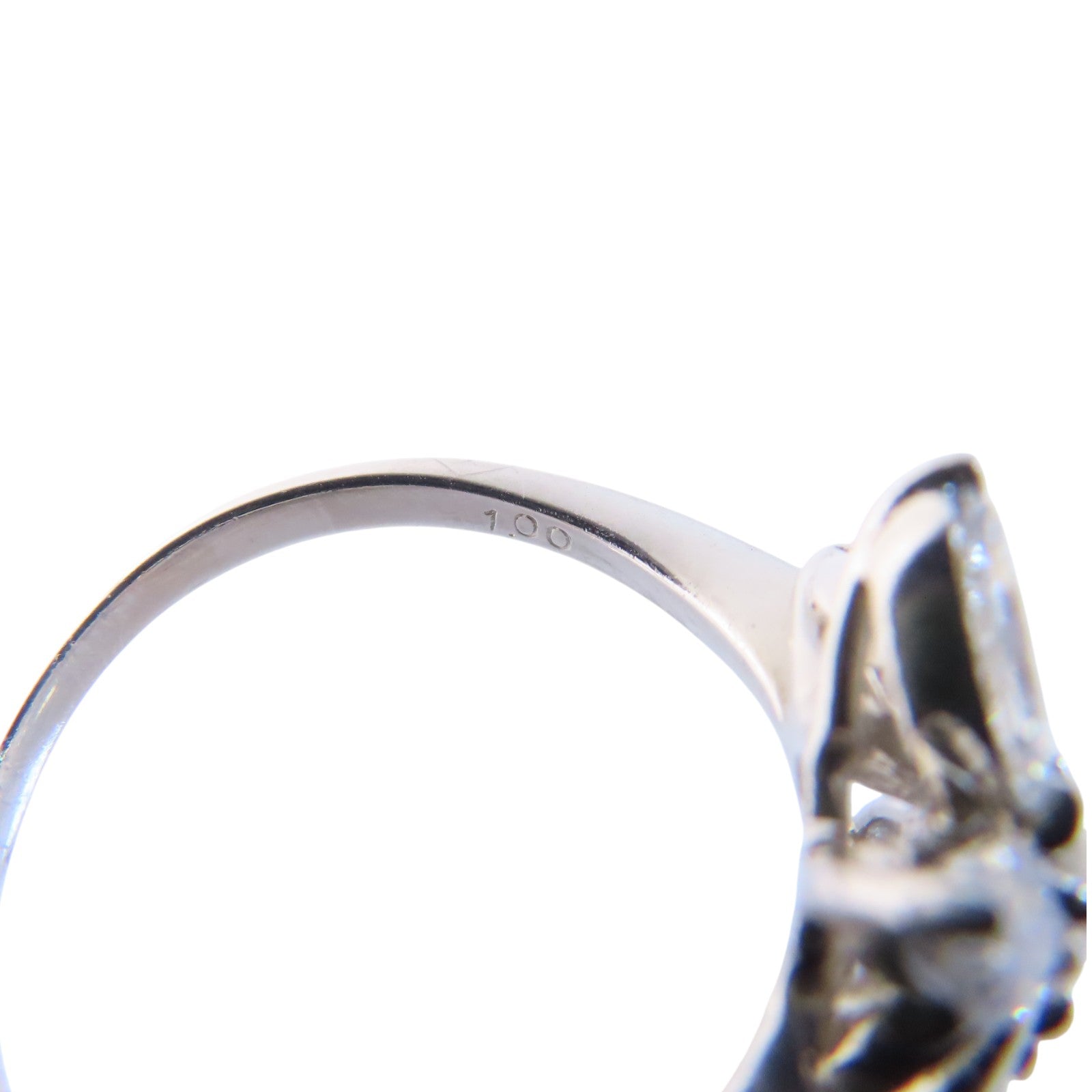 JEWELRY 【激減優惠】PT900鉑金/鑽石Diamond Ring戒指US#7.5