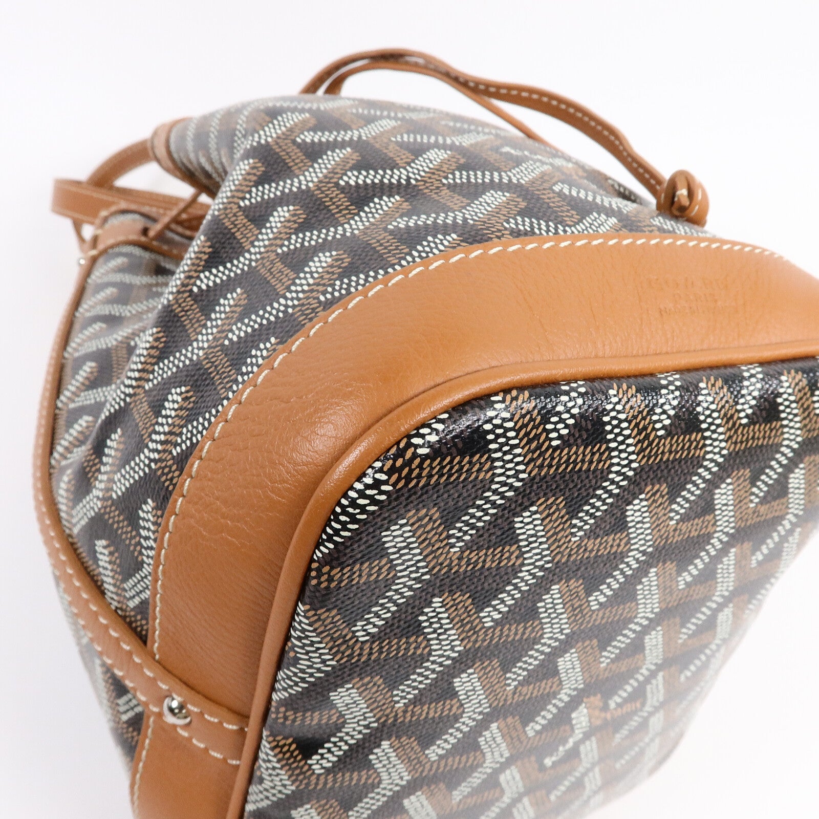 GOYARD 塗層帆布Petit Flot Bucket PM肩背袋