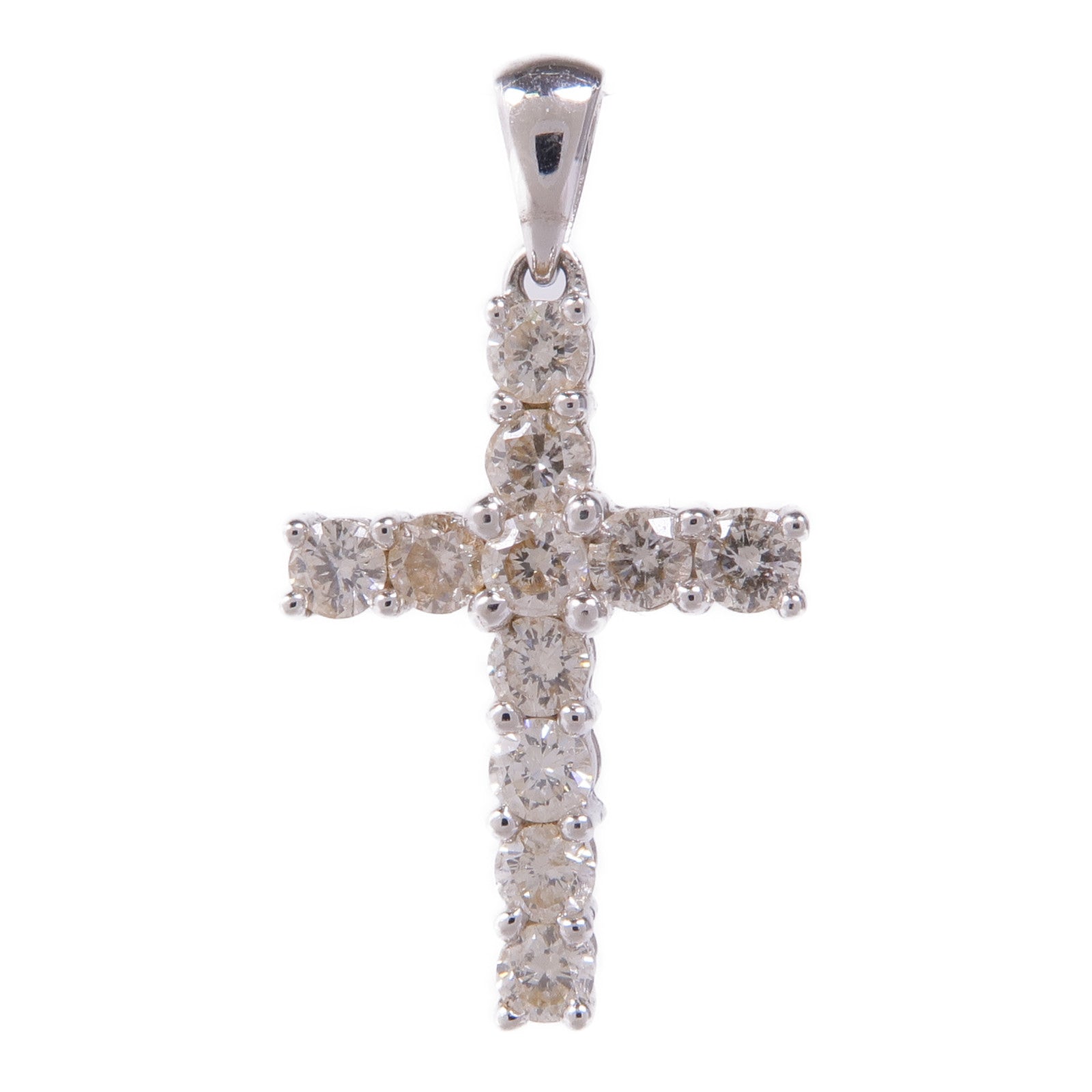 JEWELRY 18K白金Diamond Pendant Top鑽石吊墜