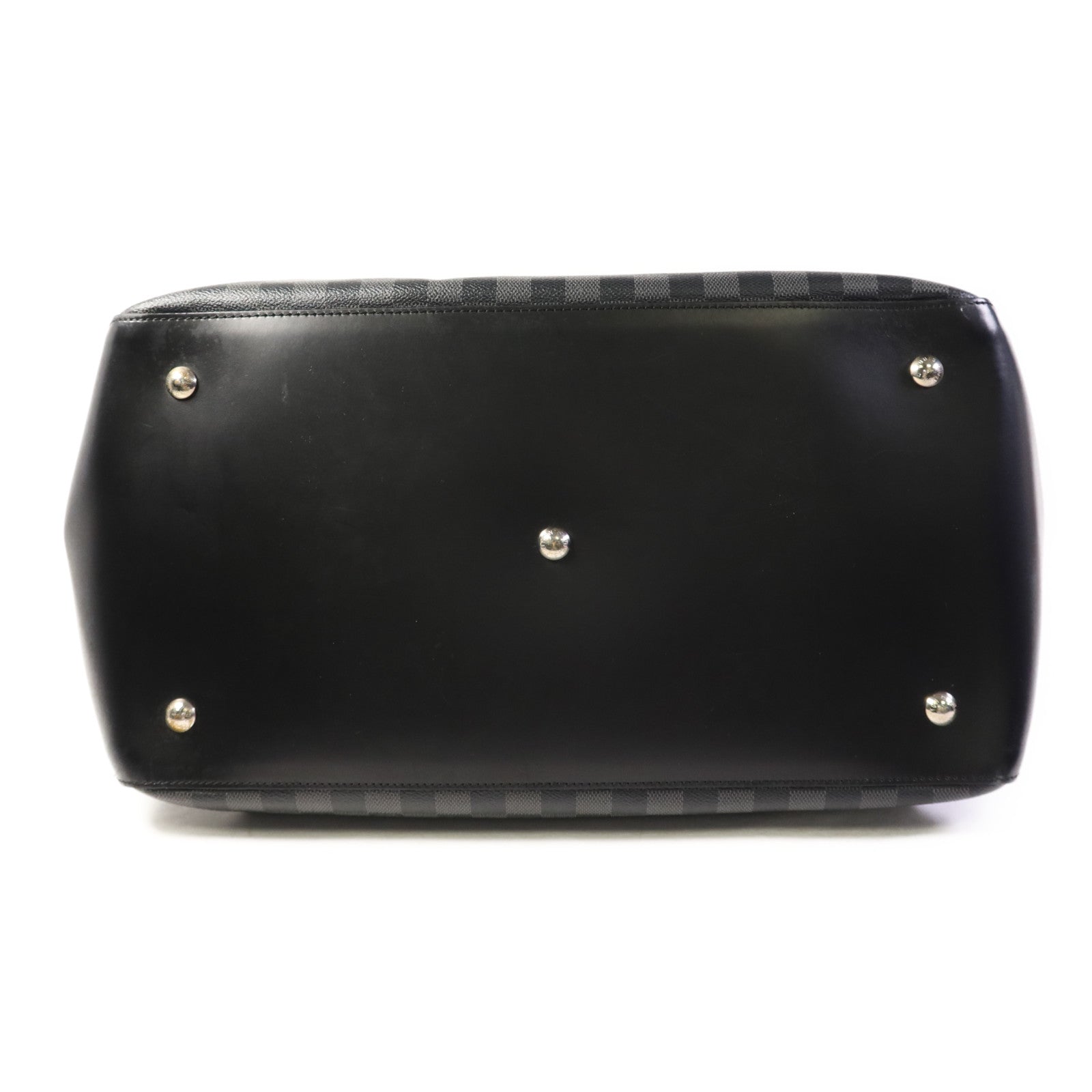 LOUIS VUITTON Damier Graphite Neo Greenwich銀扣手挽肩背兩用袋