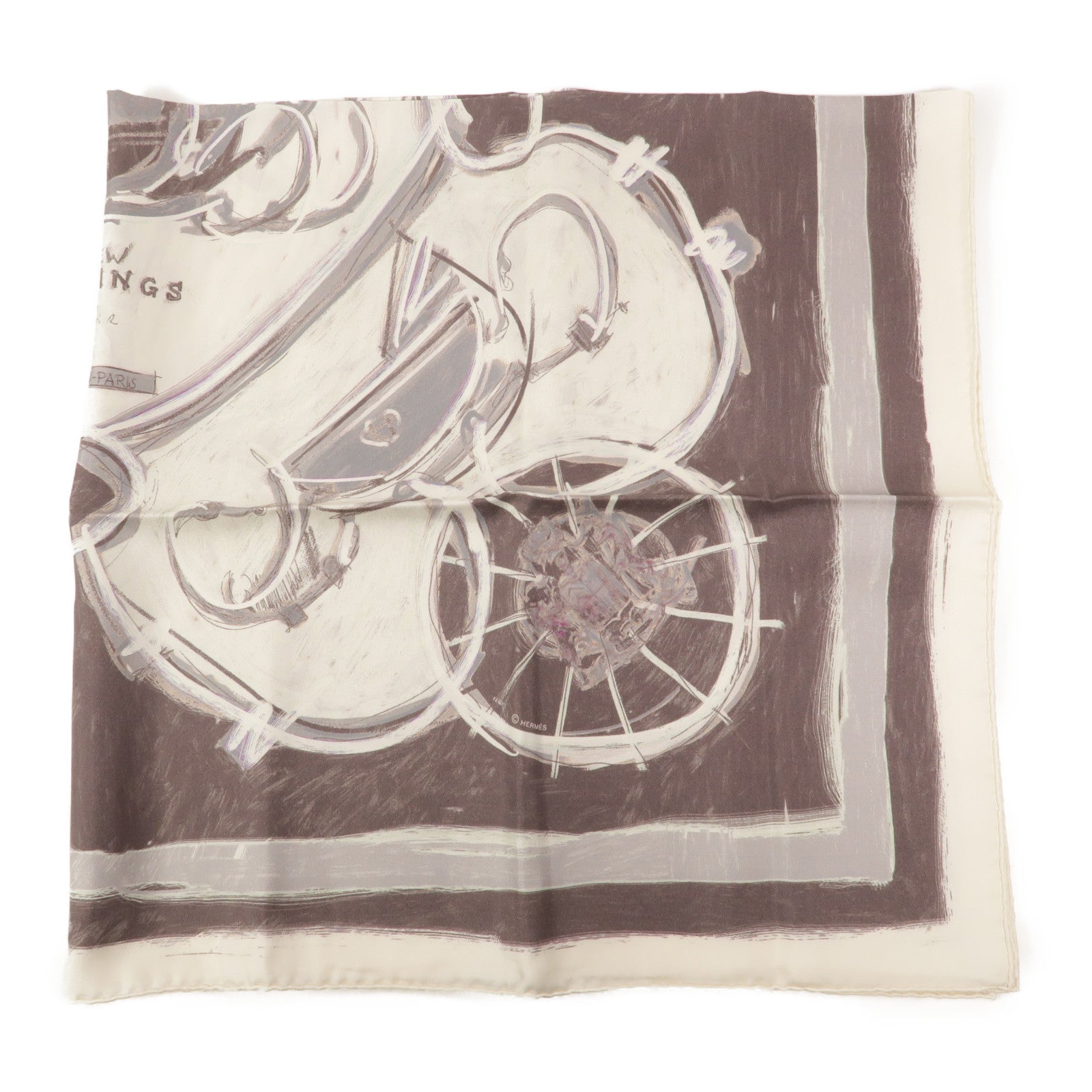 HERMES 絲質Scarf 90x90絲巾