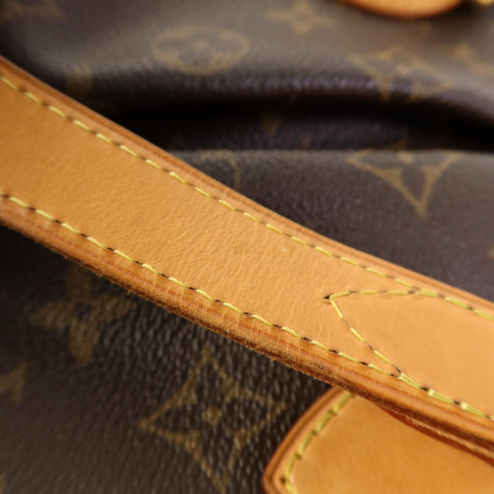 LOUIS VUITTON Monogram Palermo PM金扣手挽肩背兩用袋棕色