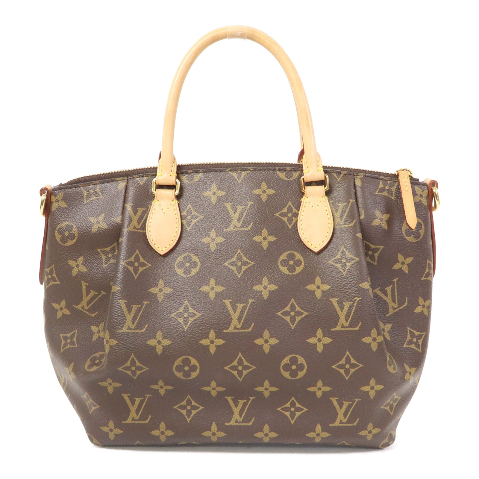 LOUIS VUITTON Monogram Turenne PM金扣手挽肩背兩用袋啡色