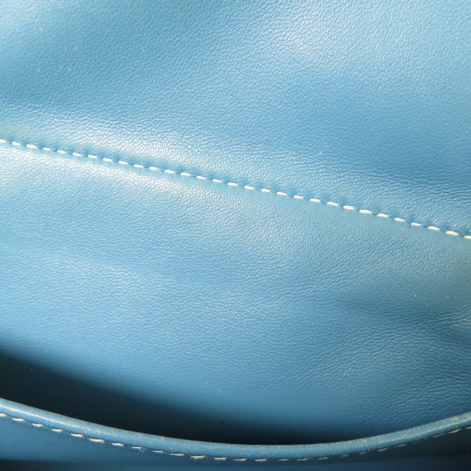 HERMES PHW Bolide 31 2way Shoulder Bag Clemence Leather Bleu Jean