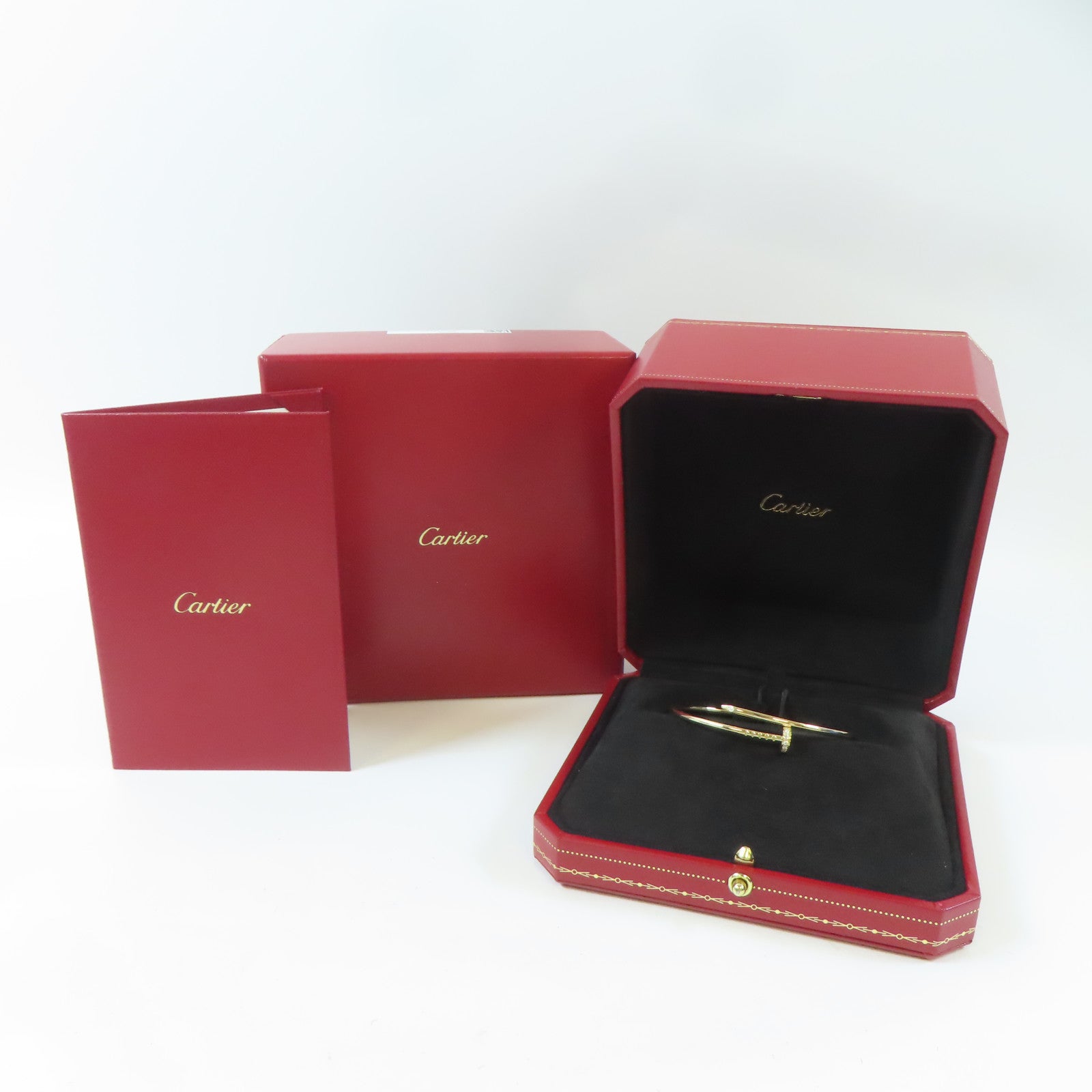 CARTIER 18K玫瑰金Juste Un Clou手鐲Cartier#16/15.5cm