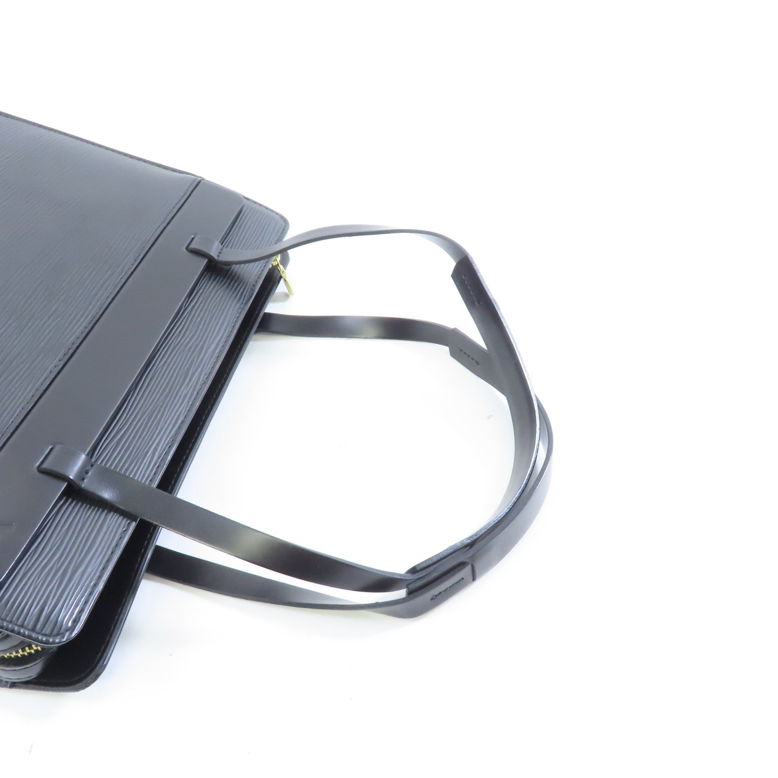 LOUIS VUITTON Epi Croisette PM金扣肩背袋黑色