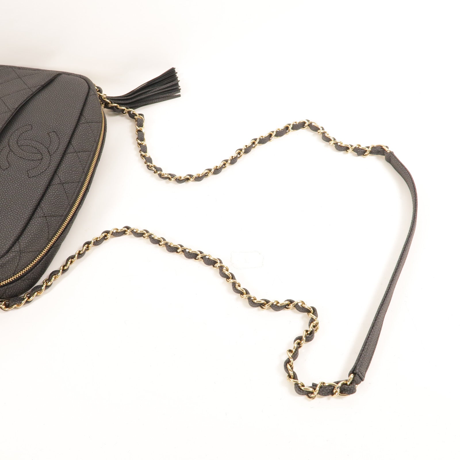 CHANEL 牛皮皮革Coco Tassel Camera Bag肩背袋
