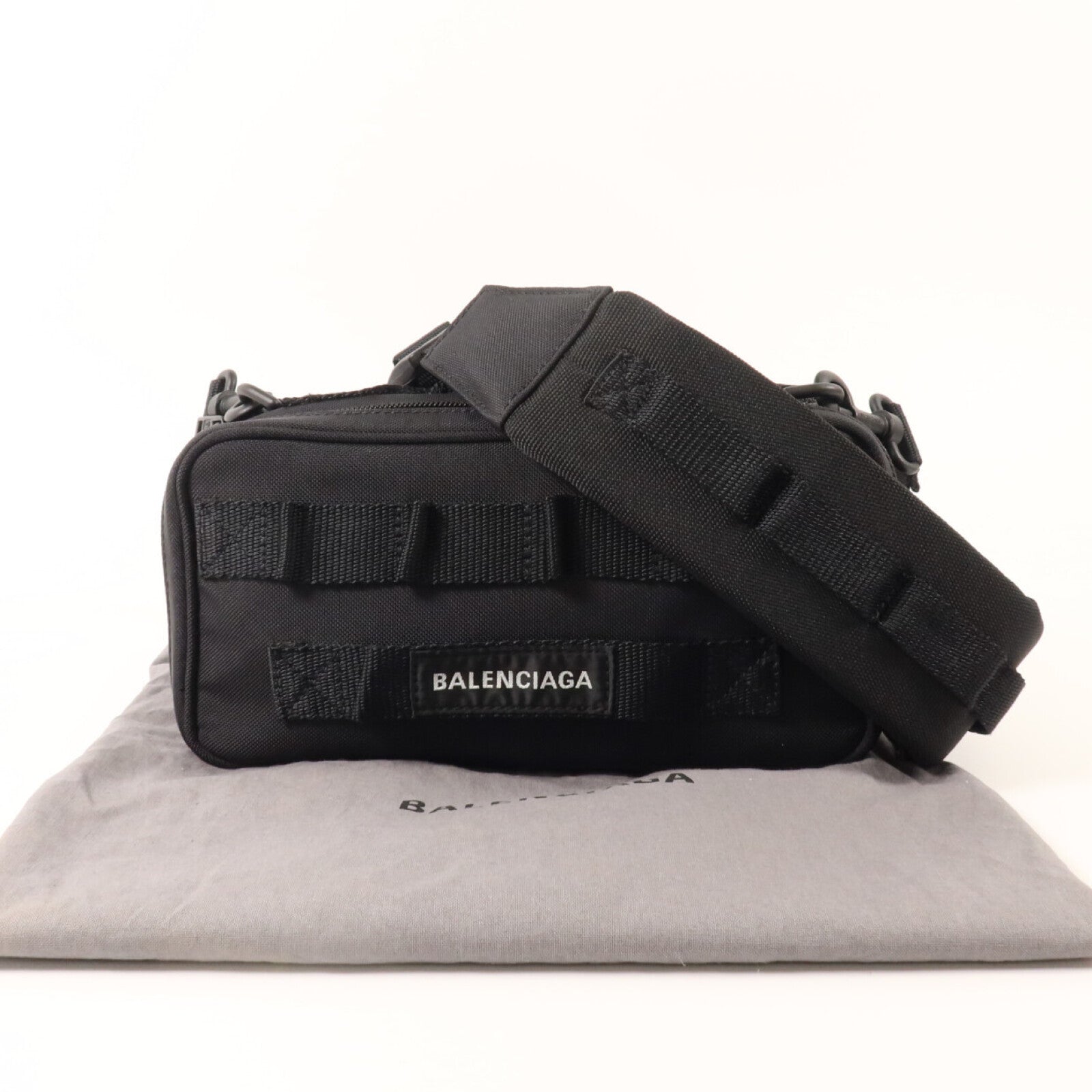 BALENCIAGA 帆布Army Camera Bag手挽肩背兩用袋