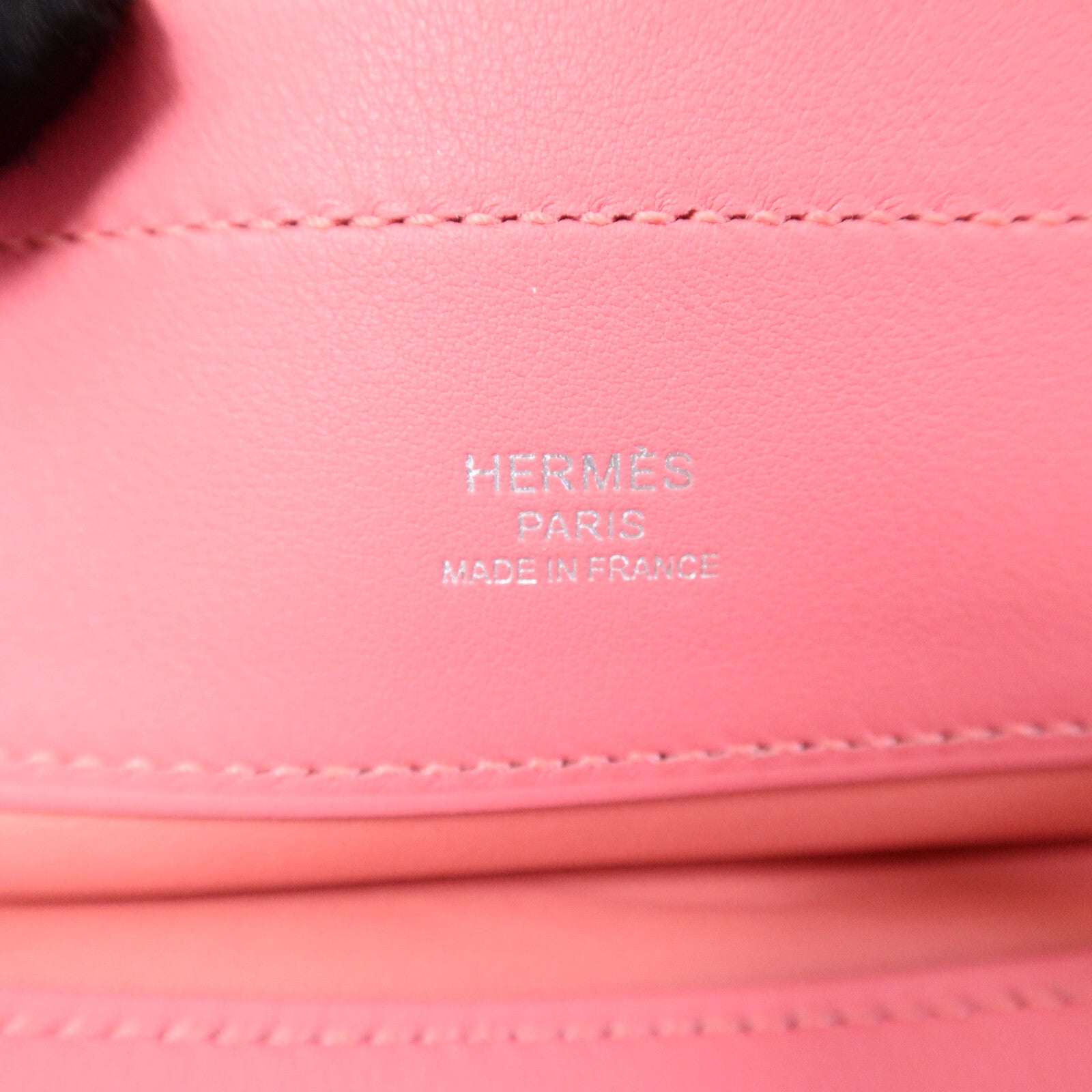 HERMES Swift皮革Aline Mini肩背袋Rose Azalee