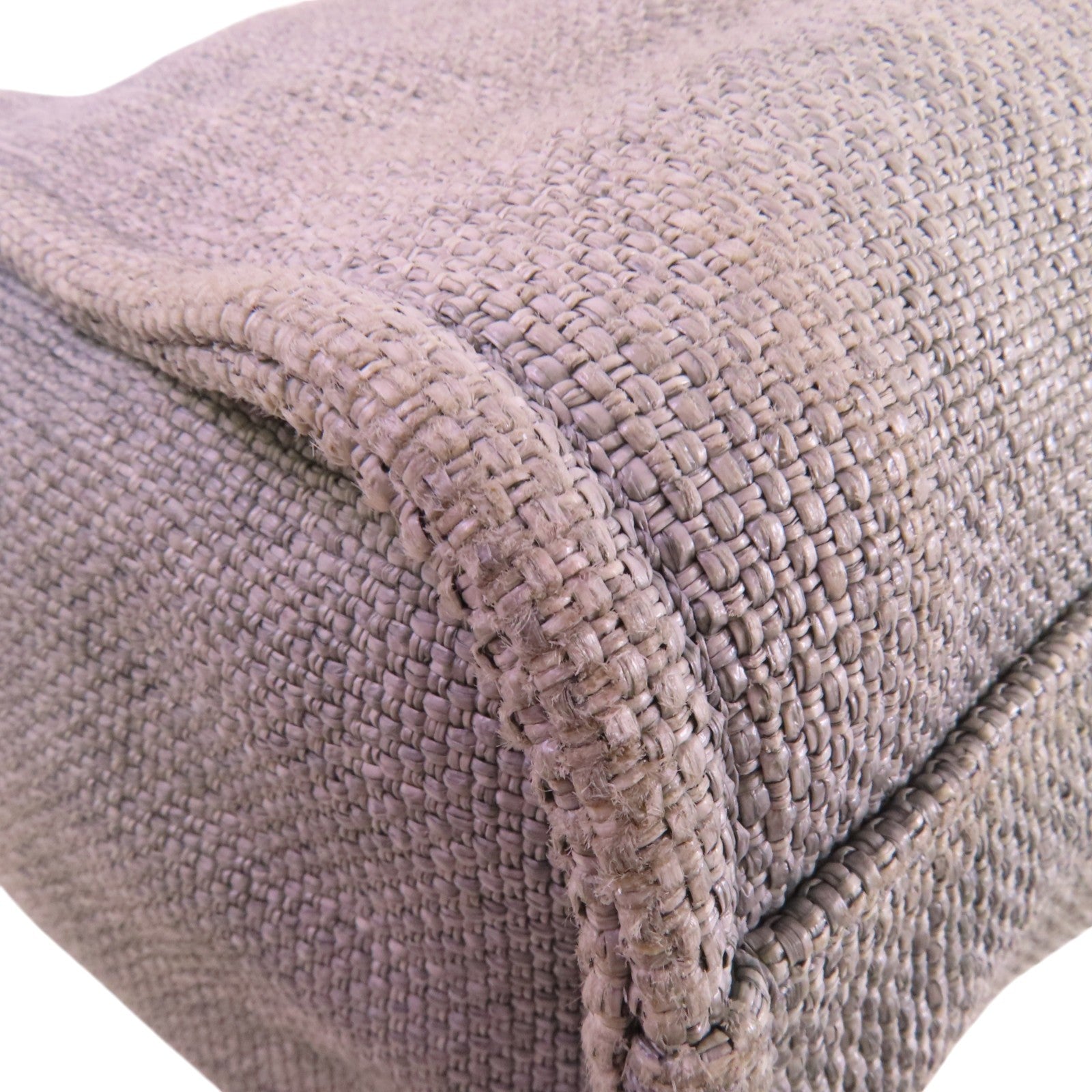 CHANEL 帆布Deauville GM銀扣手挽肩背兩用袋