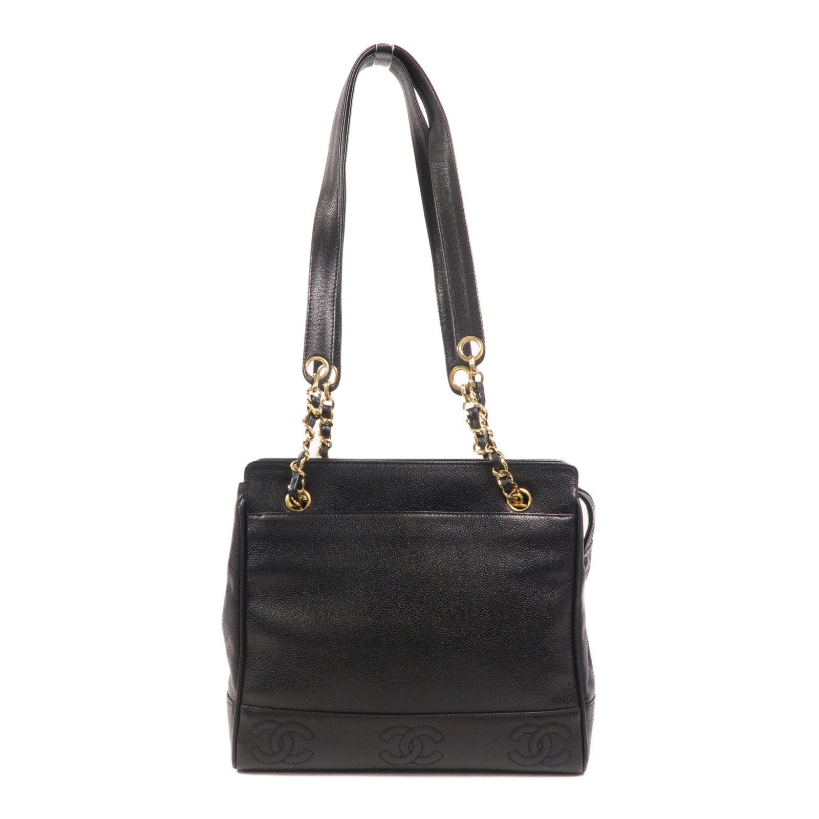 CHANEL 牛皮皮革Vintage Totebag肩背袋