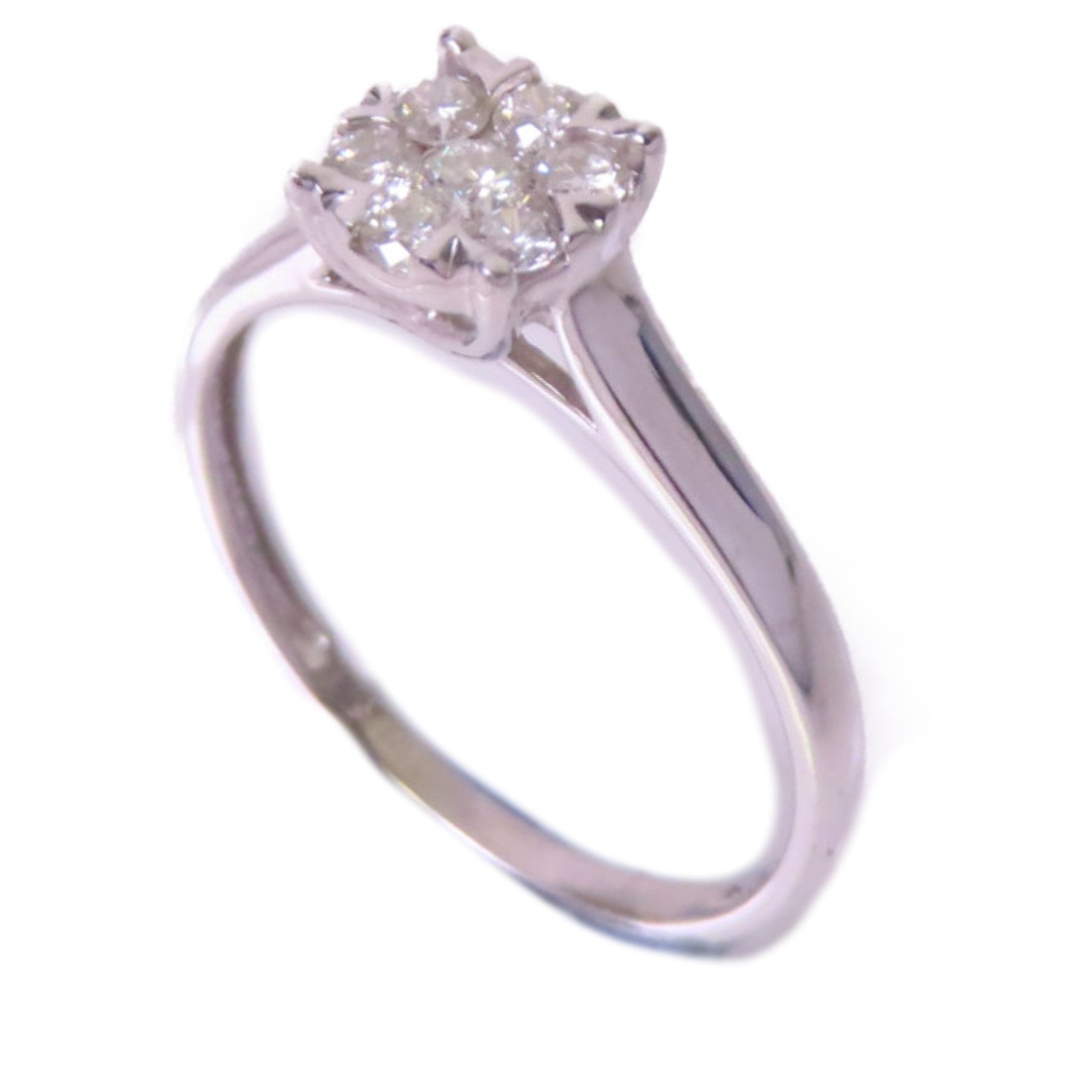 JEWELRY 18K白金/0.31ct鑽石Diamond Ring戒指US#7.25