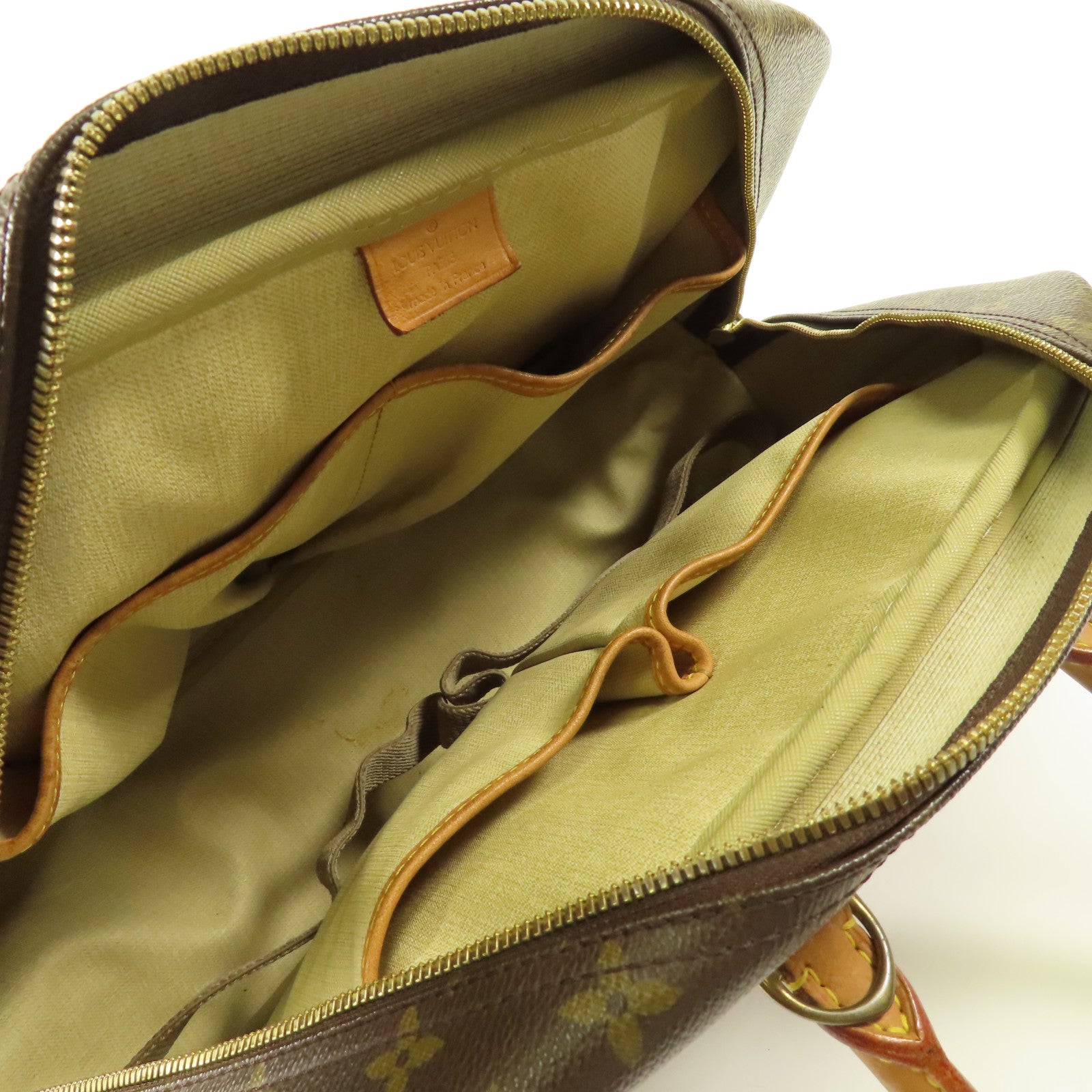 LOUIS VUITTON Monogram Deauville金扣手挽袋