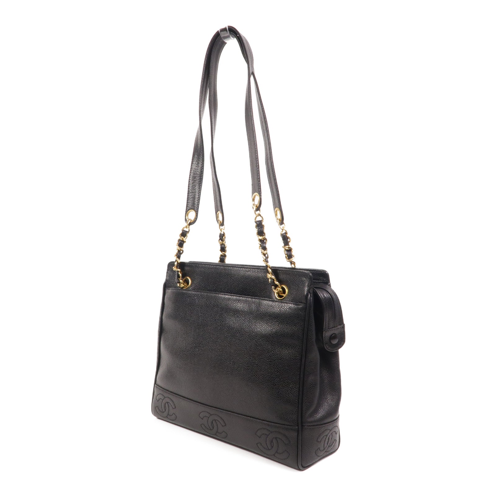 CHANEL 牛皮皮革Vintage Totebag肩背袋