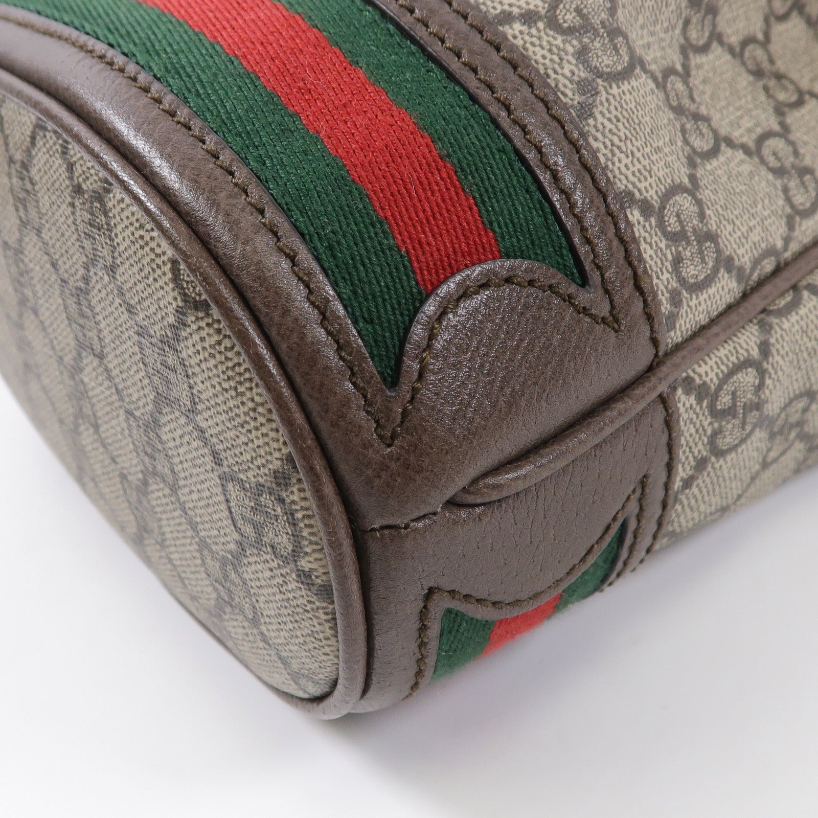 GUCCI 塗層帆布Ophidia GG Bucket Bag金扣肩背袋