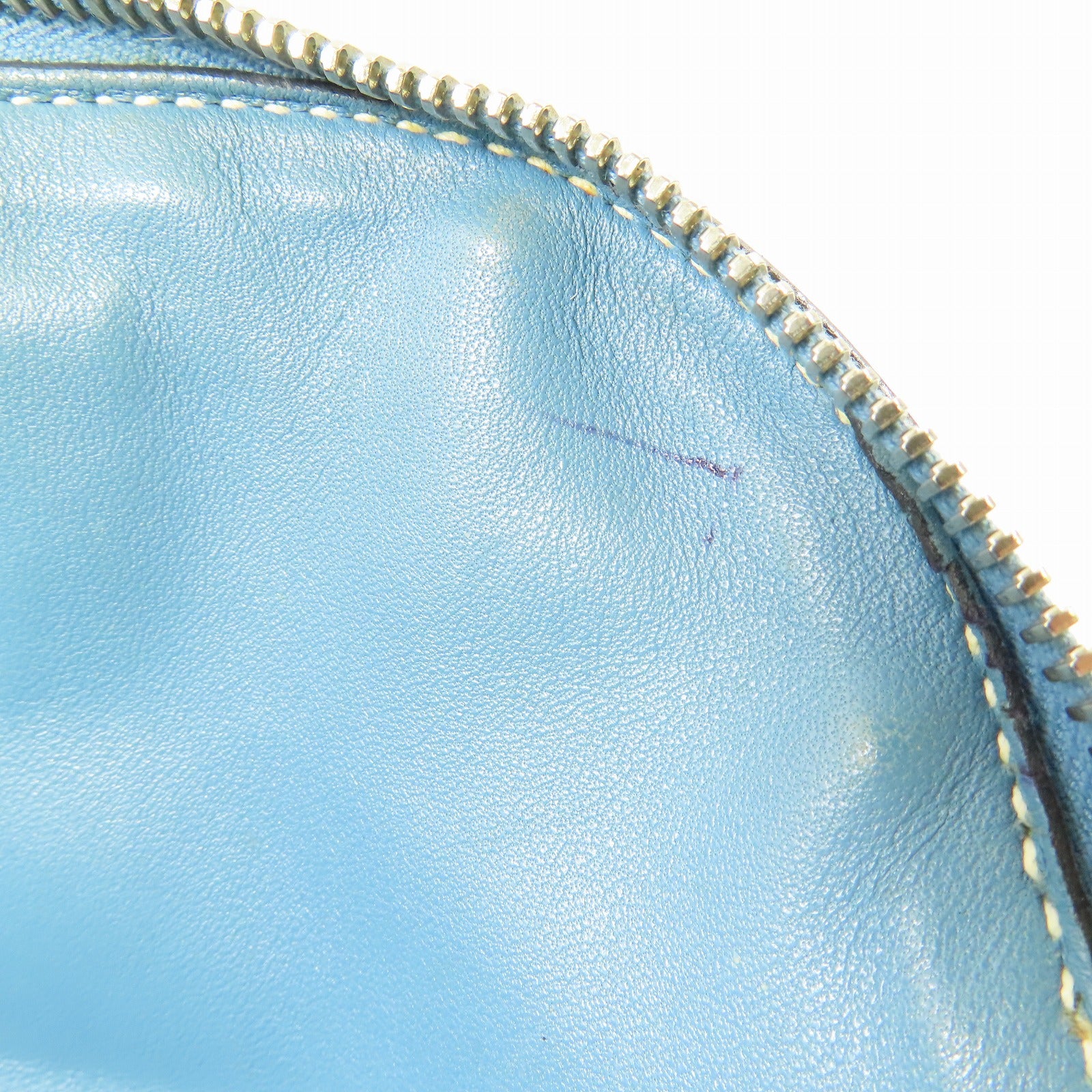 HERMES PHW Bolide 31 2way Shoulder Bag Clemence Leather Bleu Jean