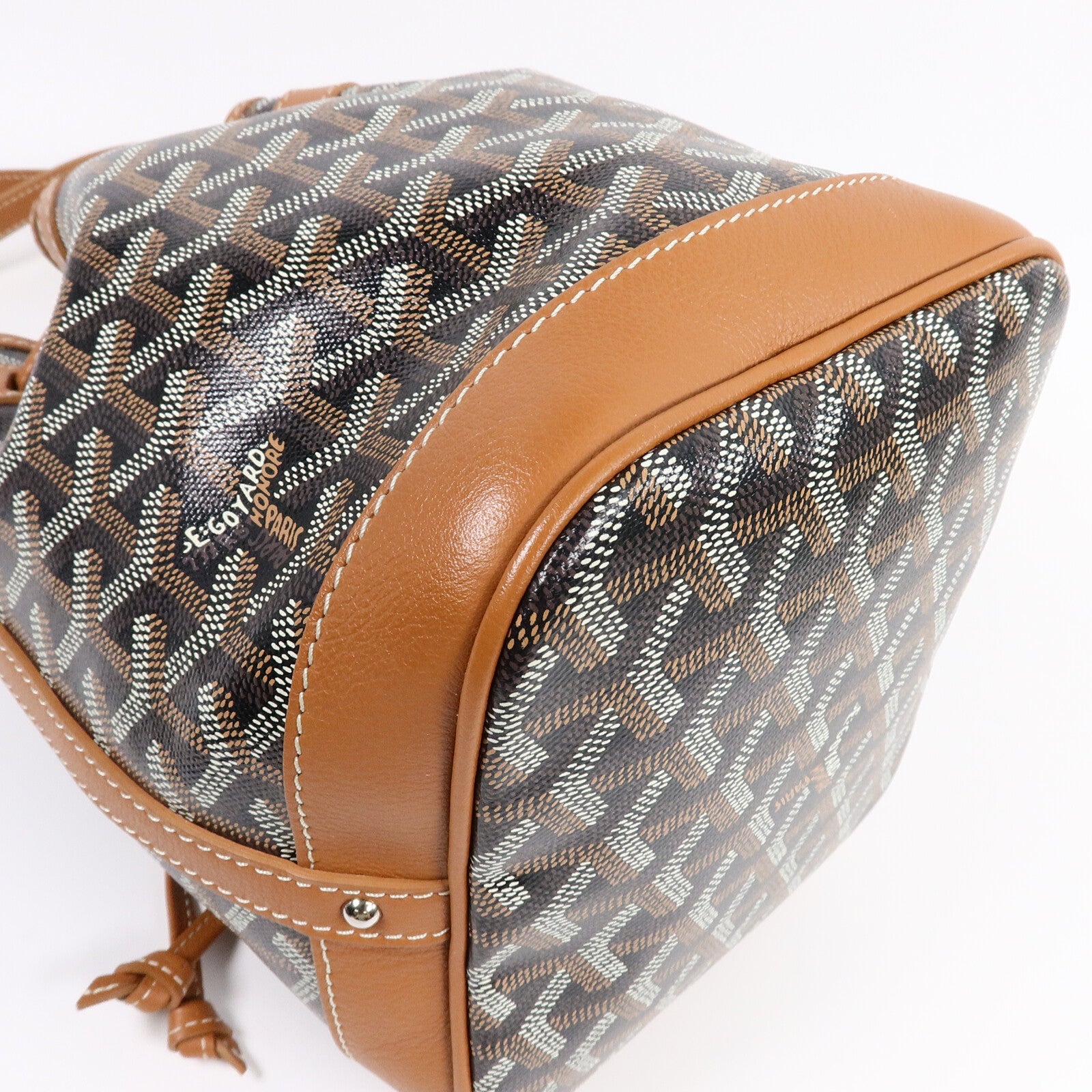 GOYARD 塗層帆布Petit Flot Bucket PM肩背袋