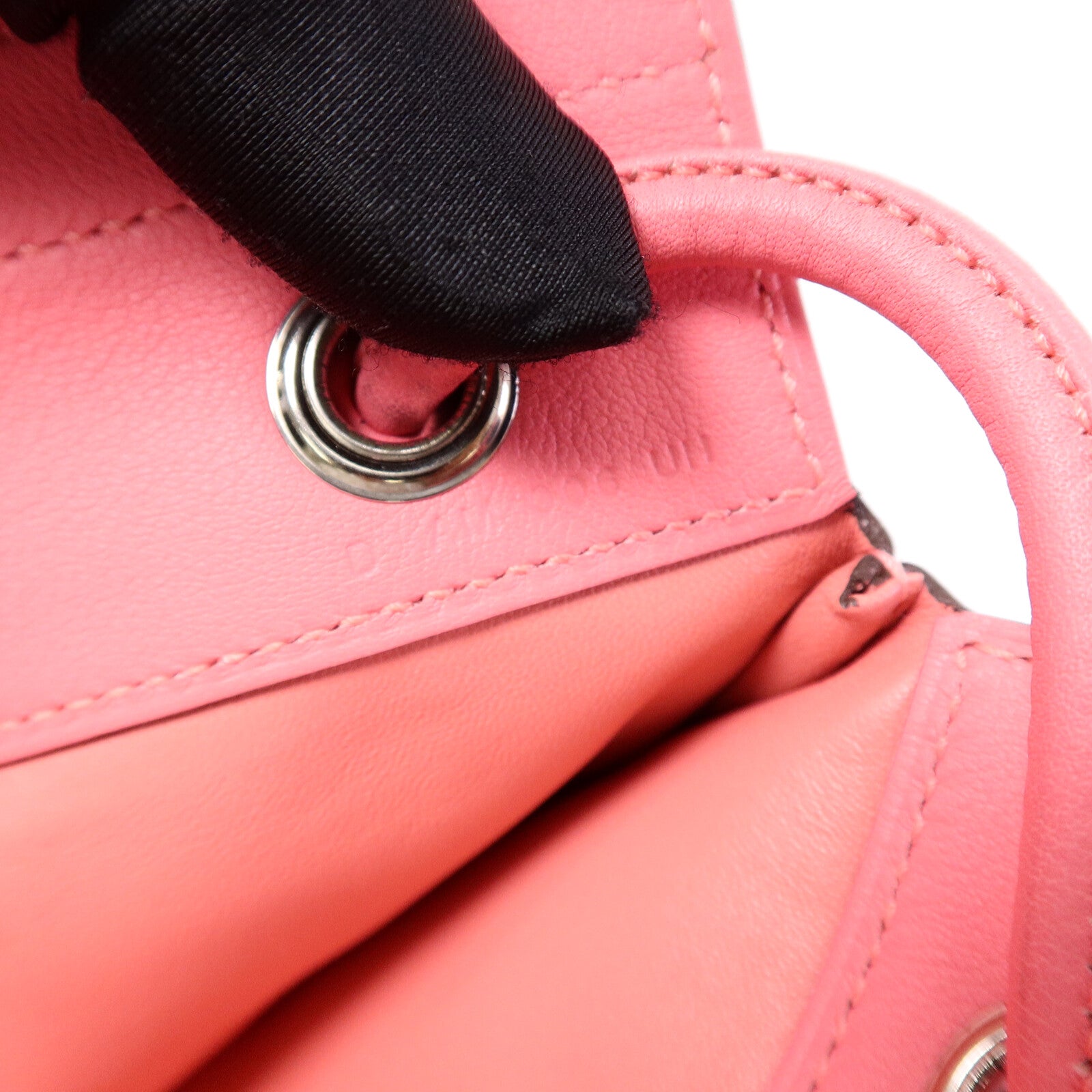 HERMES Swift皮革Aline Mini肩背袋Rose Azalee