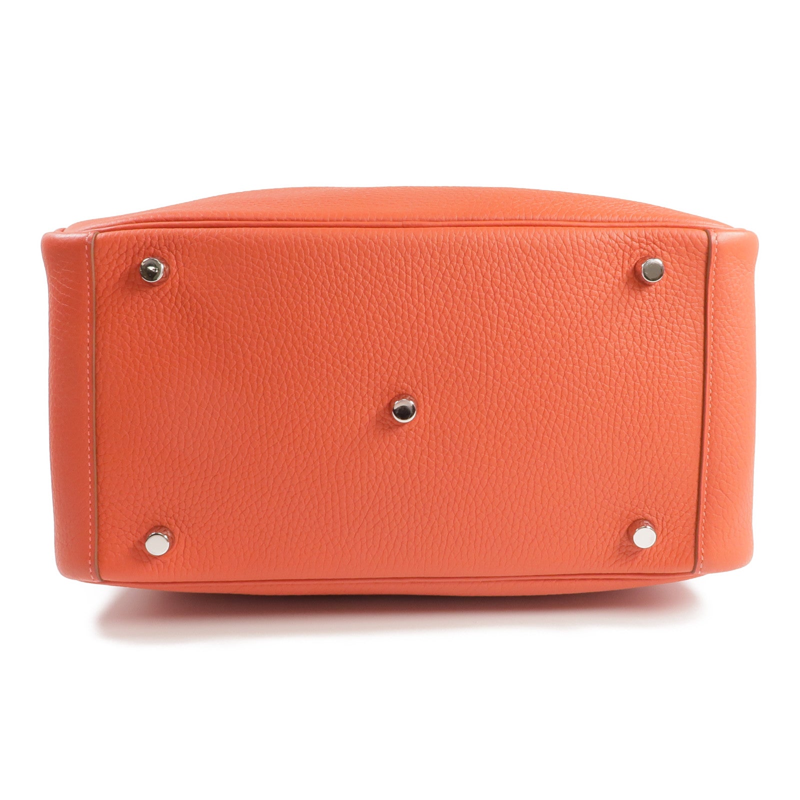 HERMES Clemence皮革Lindy 30手挽肩背兩用袋Sanguine/Rouge Pivoine