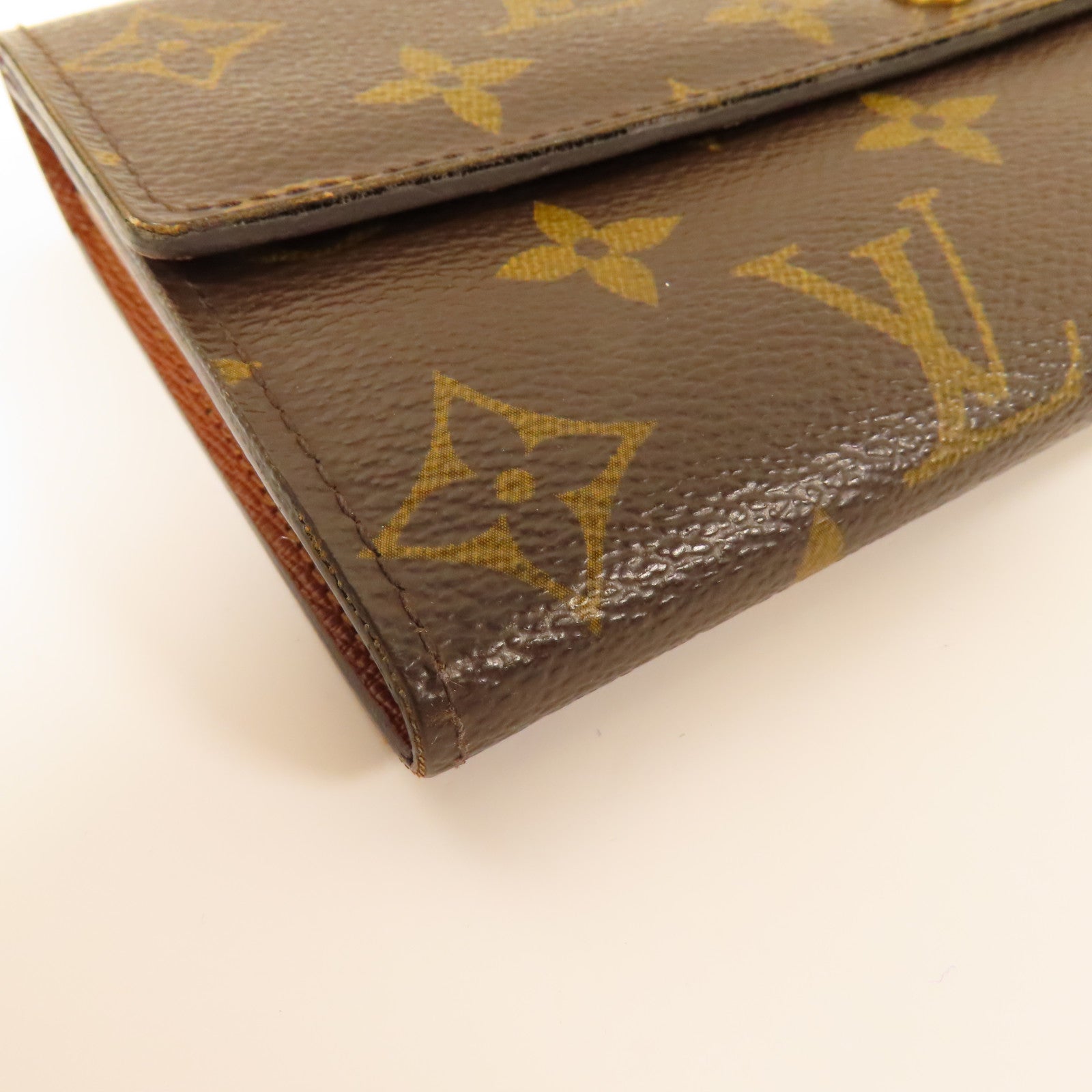 LOUIS VUITTON Monogram Portefeuille Sarah金扣長錢包